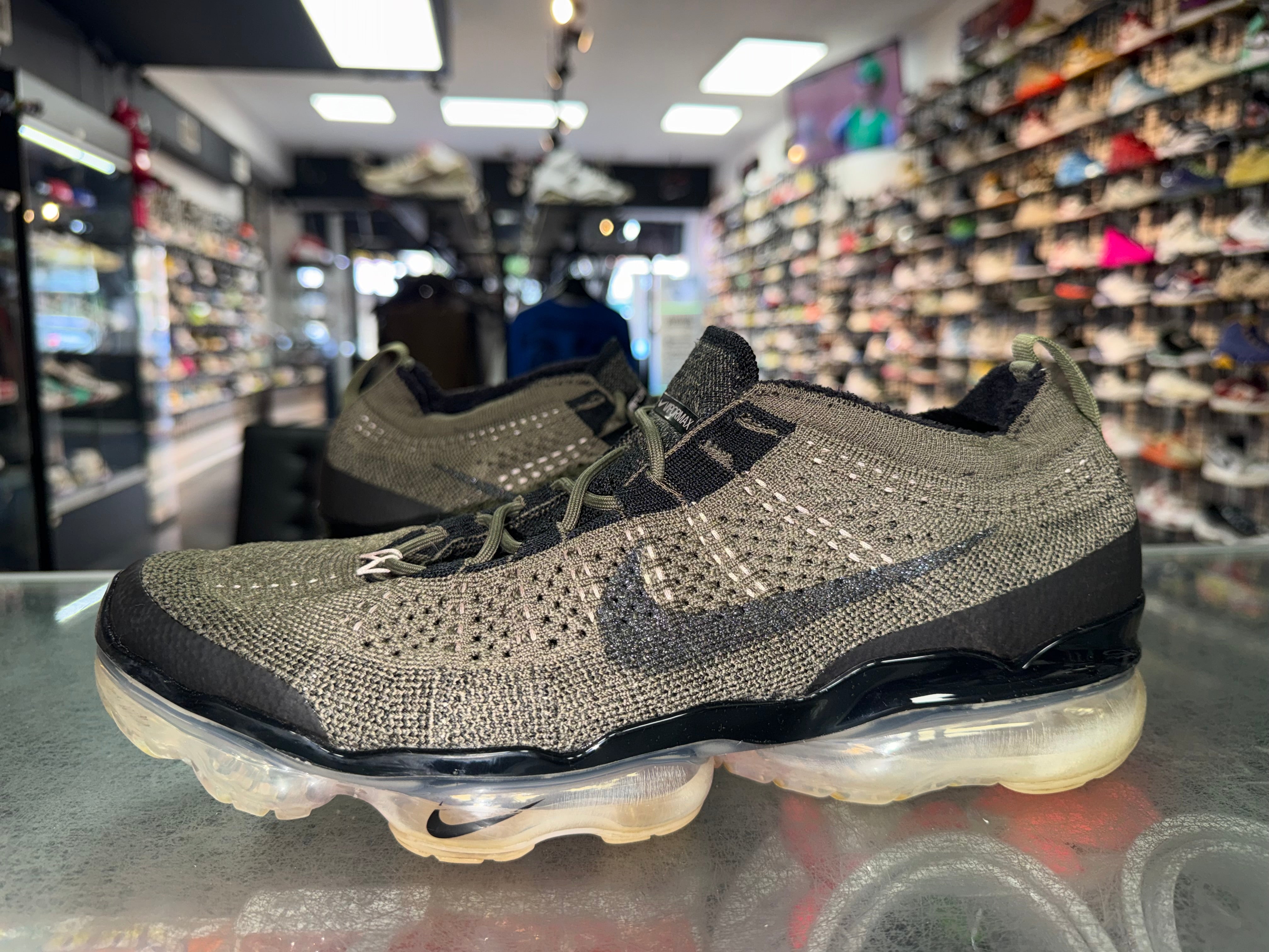 Size 11 Air Vapormax 2023 Flyknit "Medium Olive"