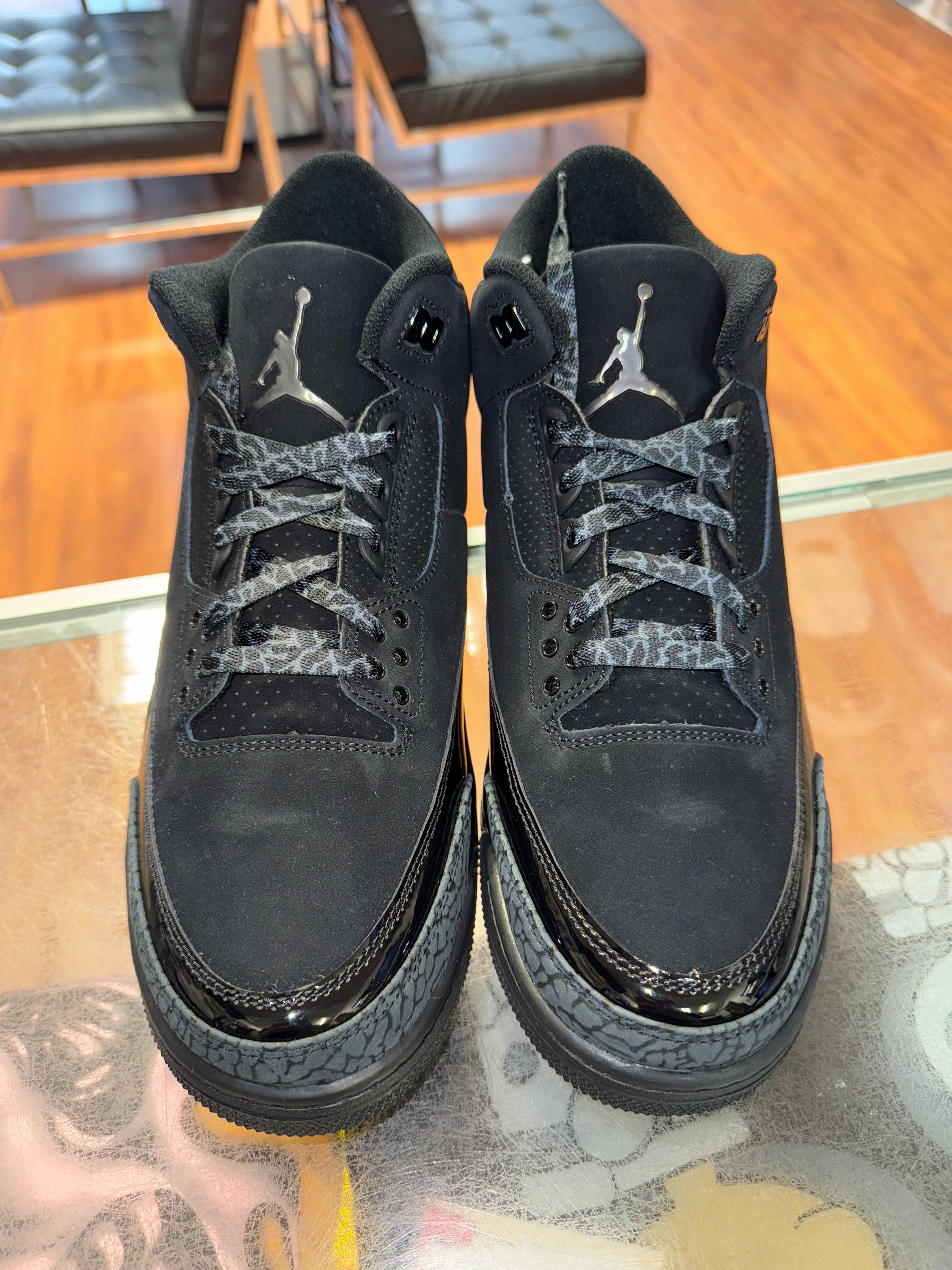 Size 10 Air Jordan 3 “Black Cat” Brand New