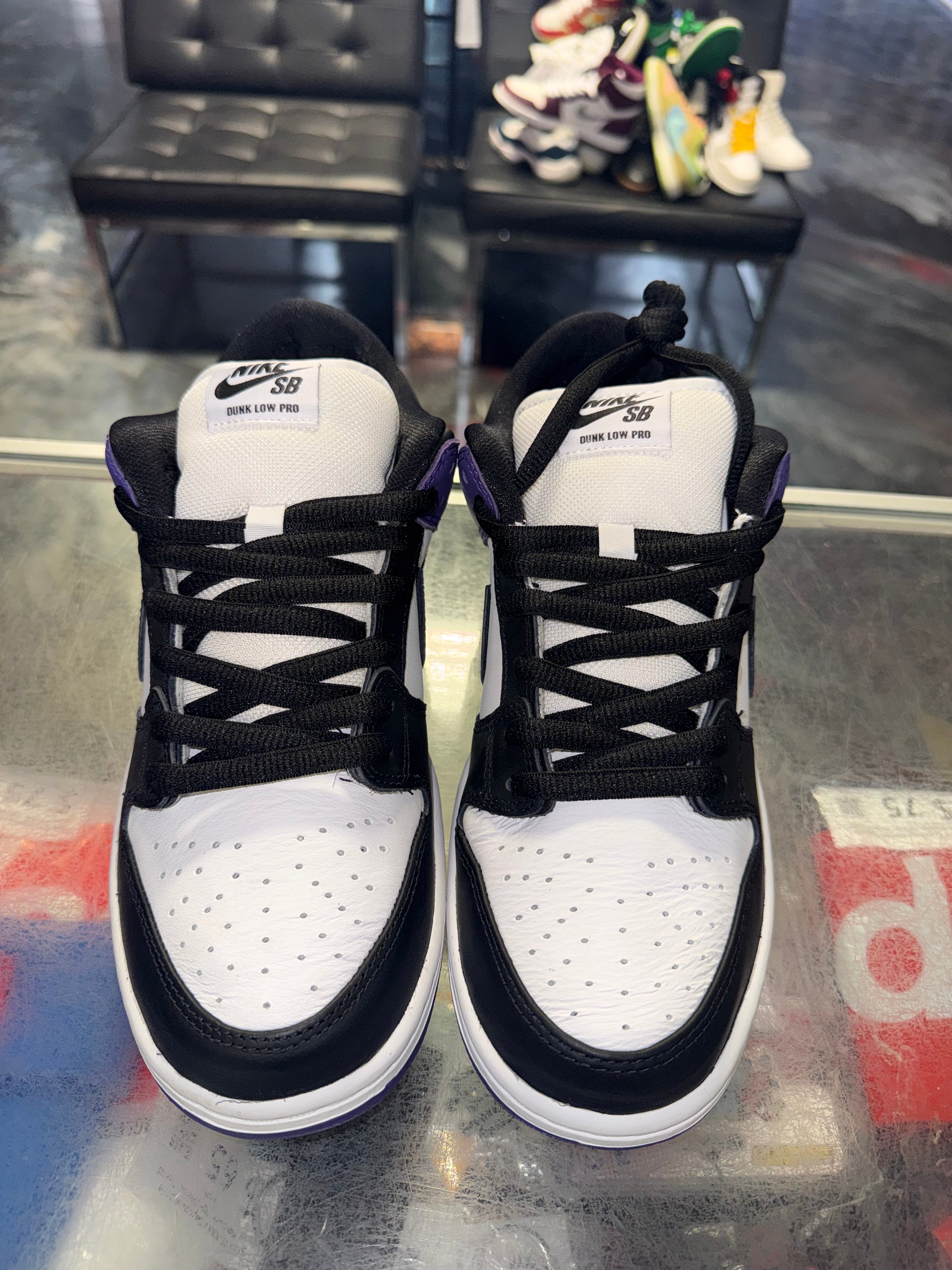 Size 10 Dunk Low SB "Court Purple" Brand New