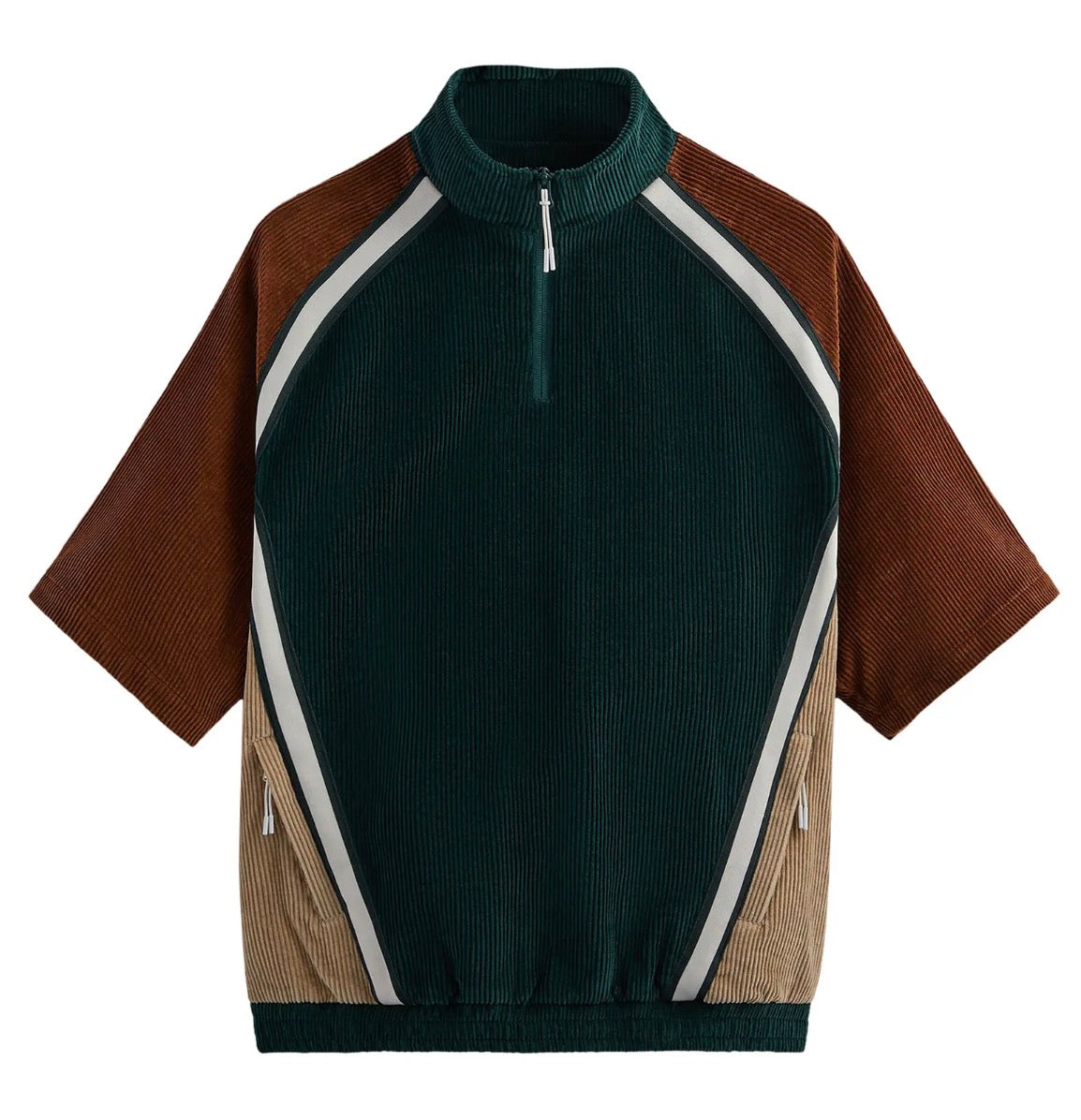 Size M Kith Curtis Quarter Zip Shirt “Stadium Corduroy”