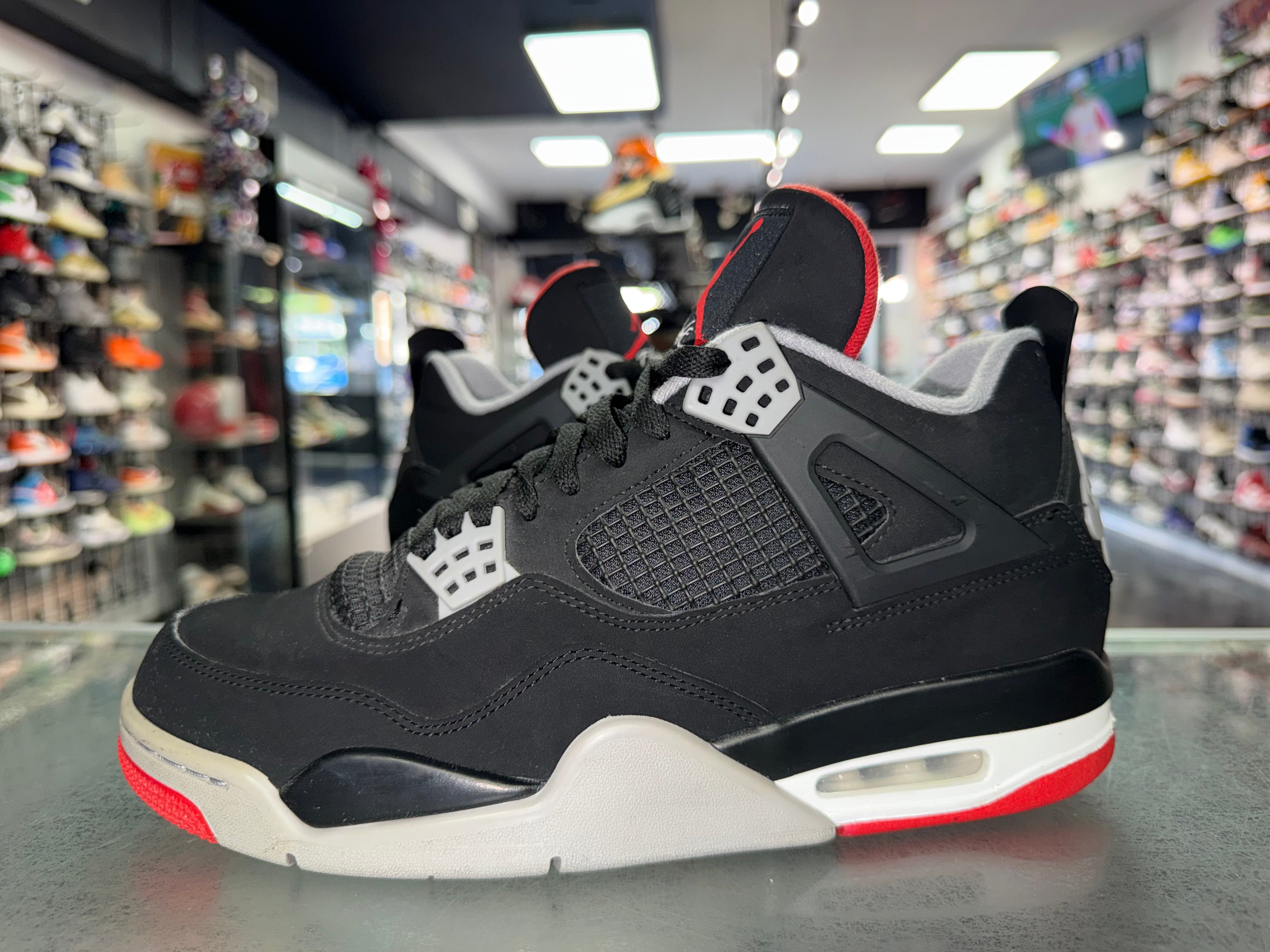 Size 10 Air Jordan 4 "Bred" 2019