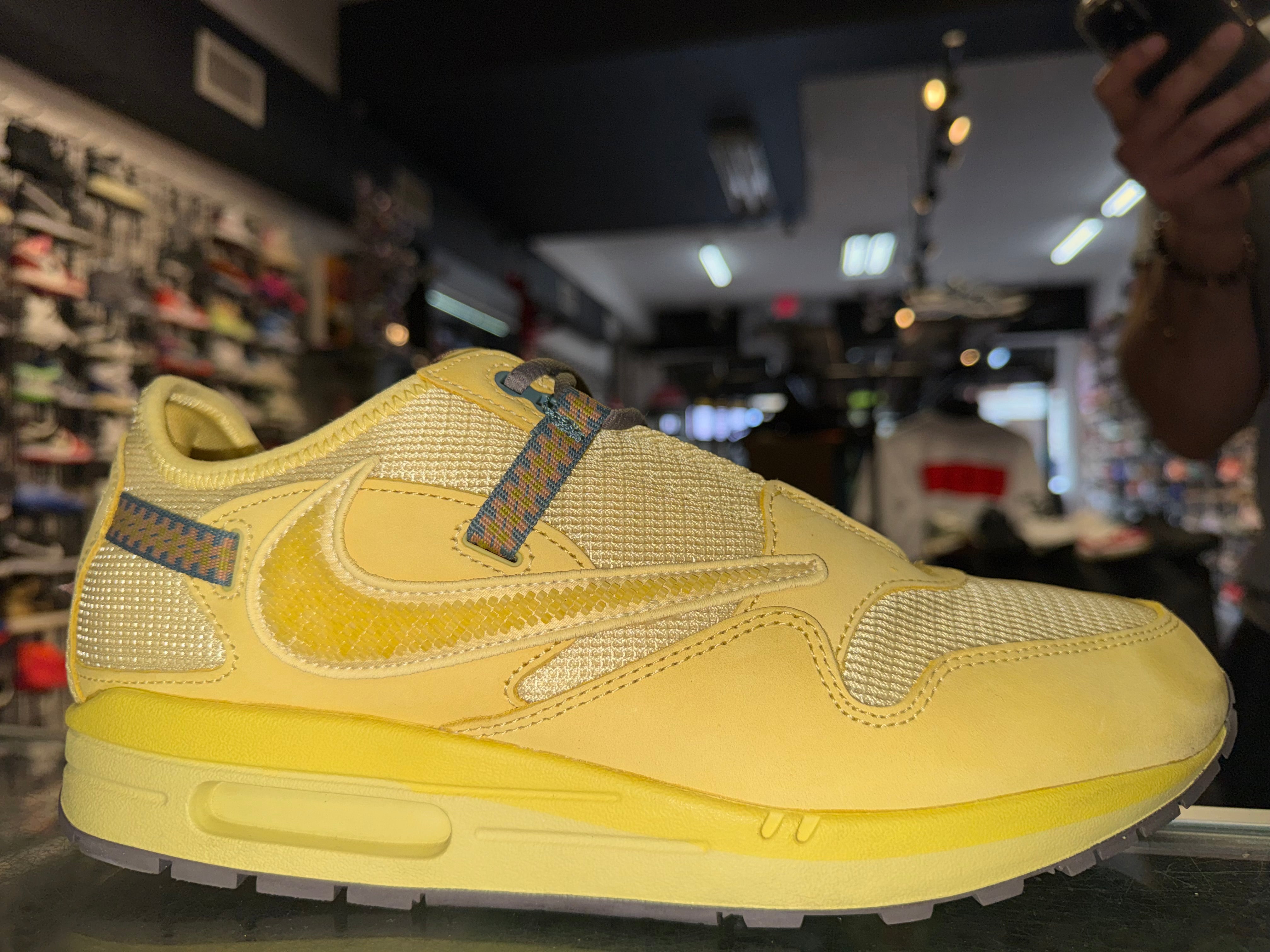 Size 11 Air Max 1 Travis Scott Cactus Jack "Saturn Gold"