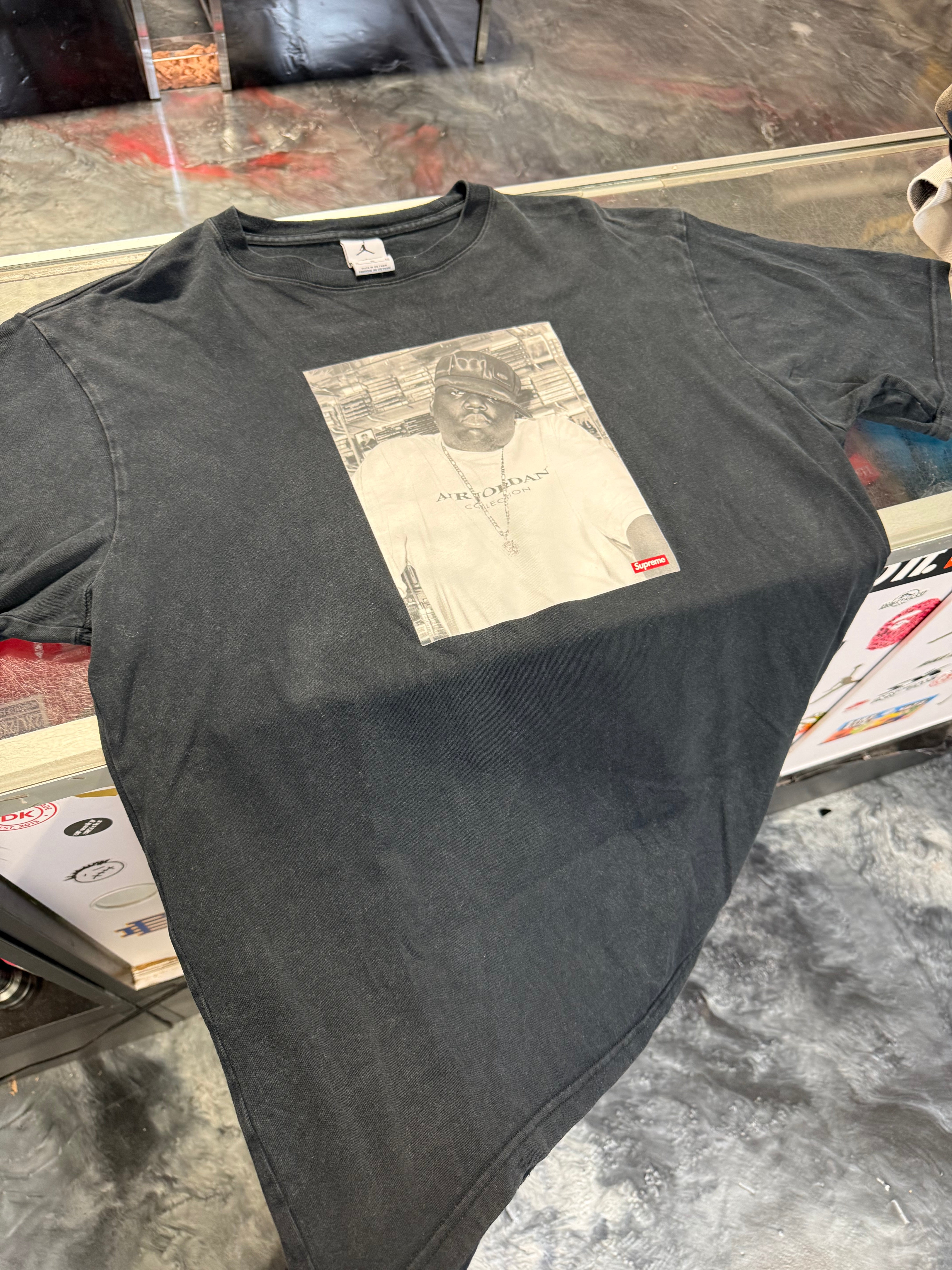 Size XL Supreme Biggie Tee “Black”