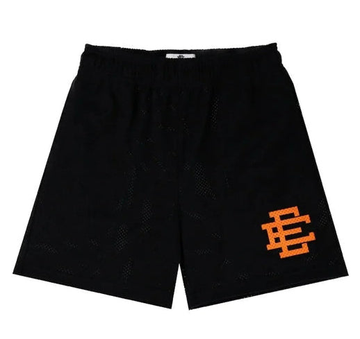 Size L Eric Emanuel EE Shorts “Black/Orange”