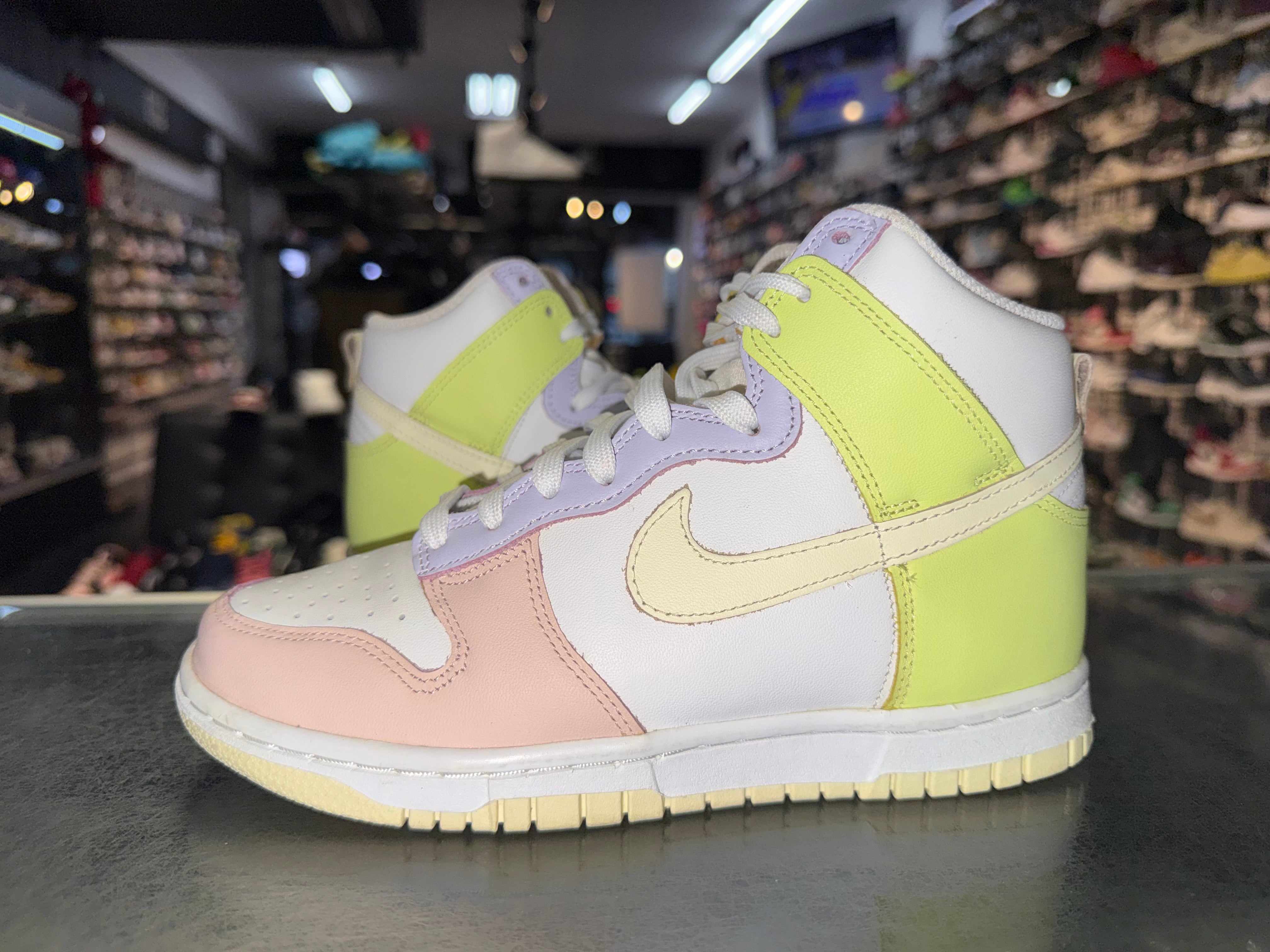 Size 4 (5.5W) Dunk High "Lemon Drop"