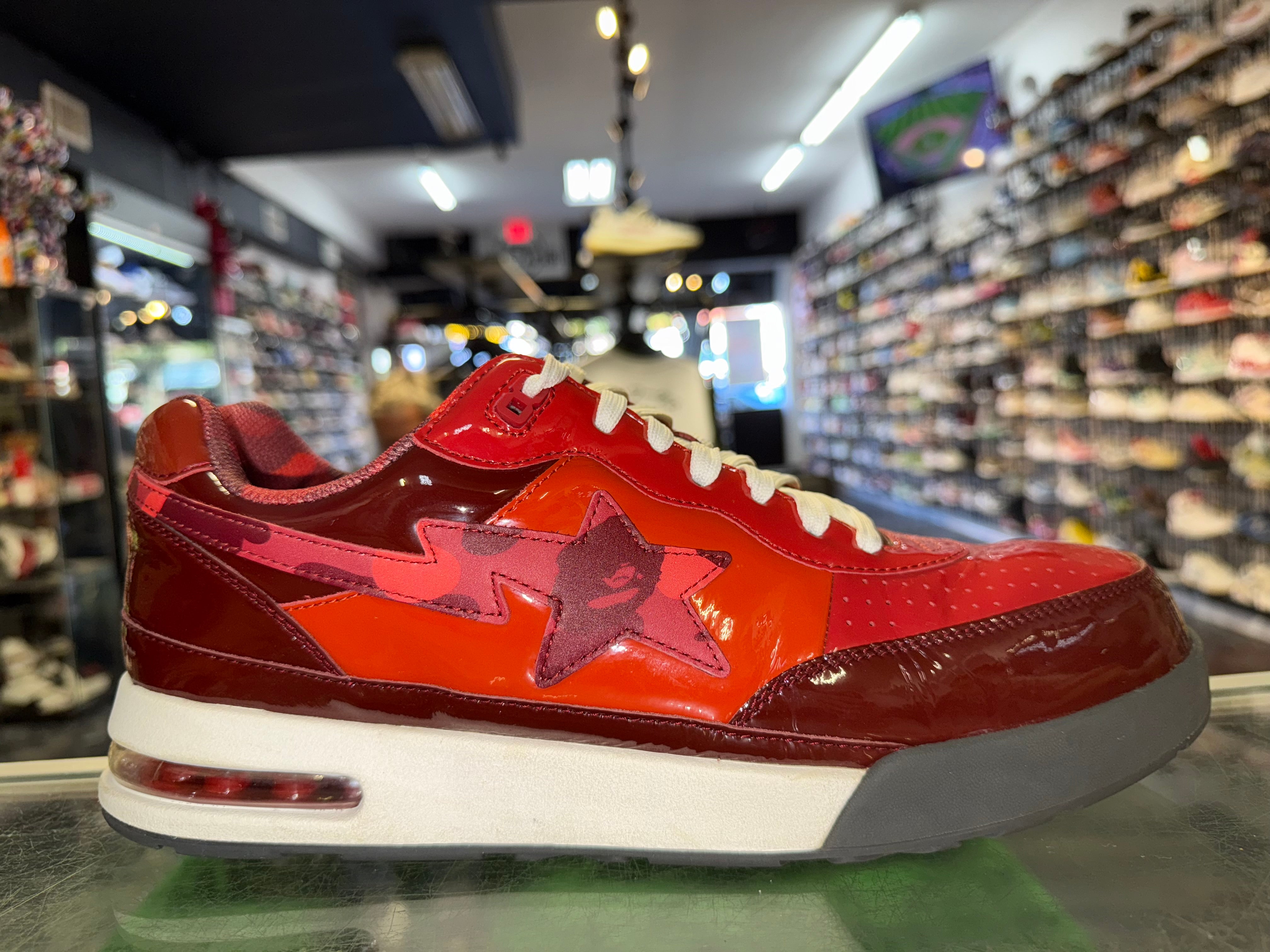 Size 12 A Bathing Ape Bape Road Sta "Patent Red"