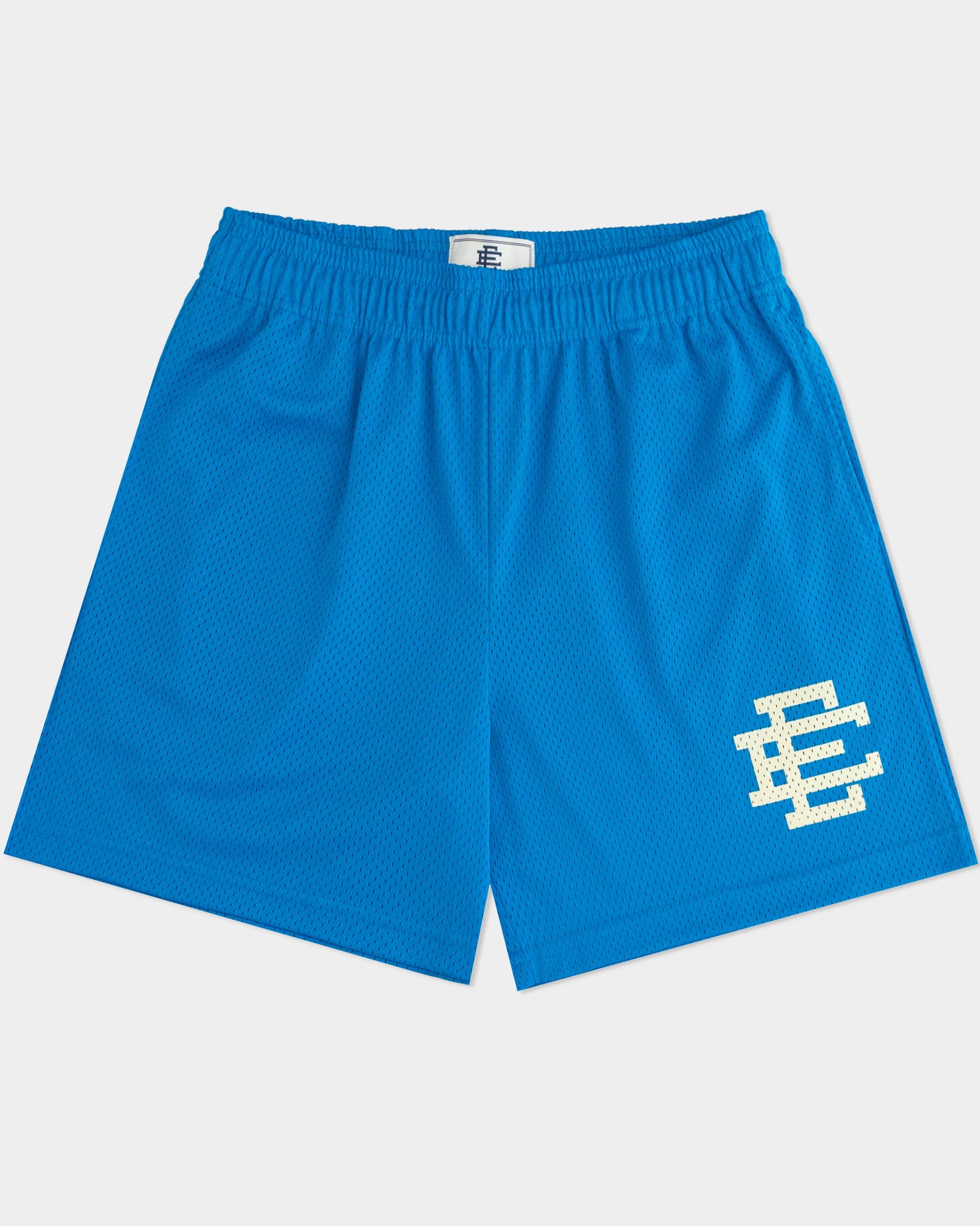 Size XL Eric Emanuel EE Shorts “Light Blue/Cream” Brand New