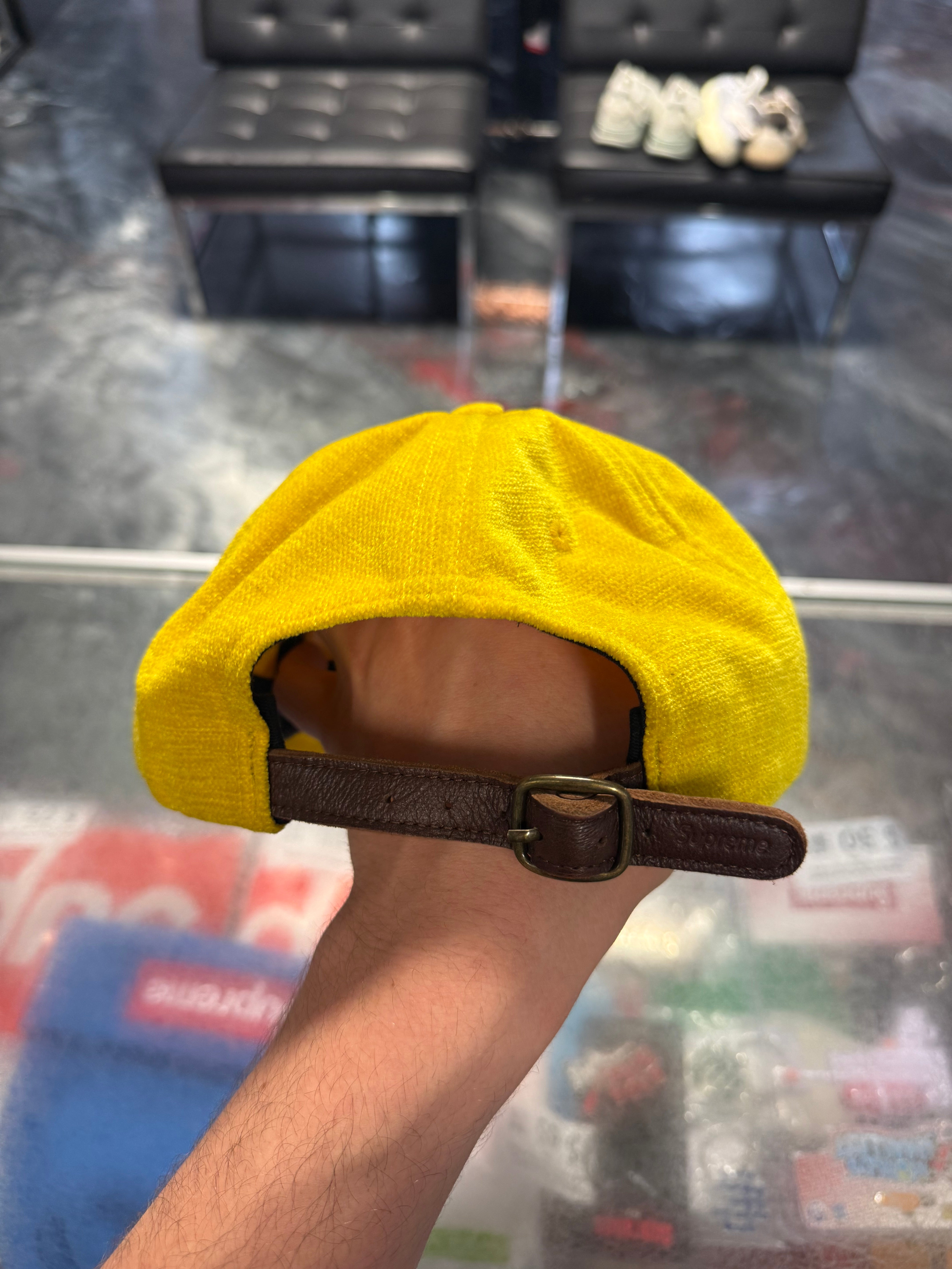 Size OS Supreme Adjustable Hat Yellow
