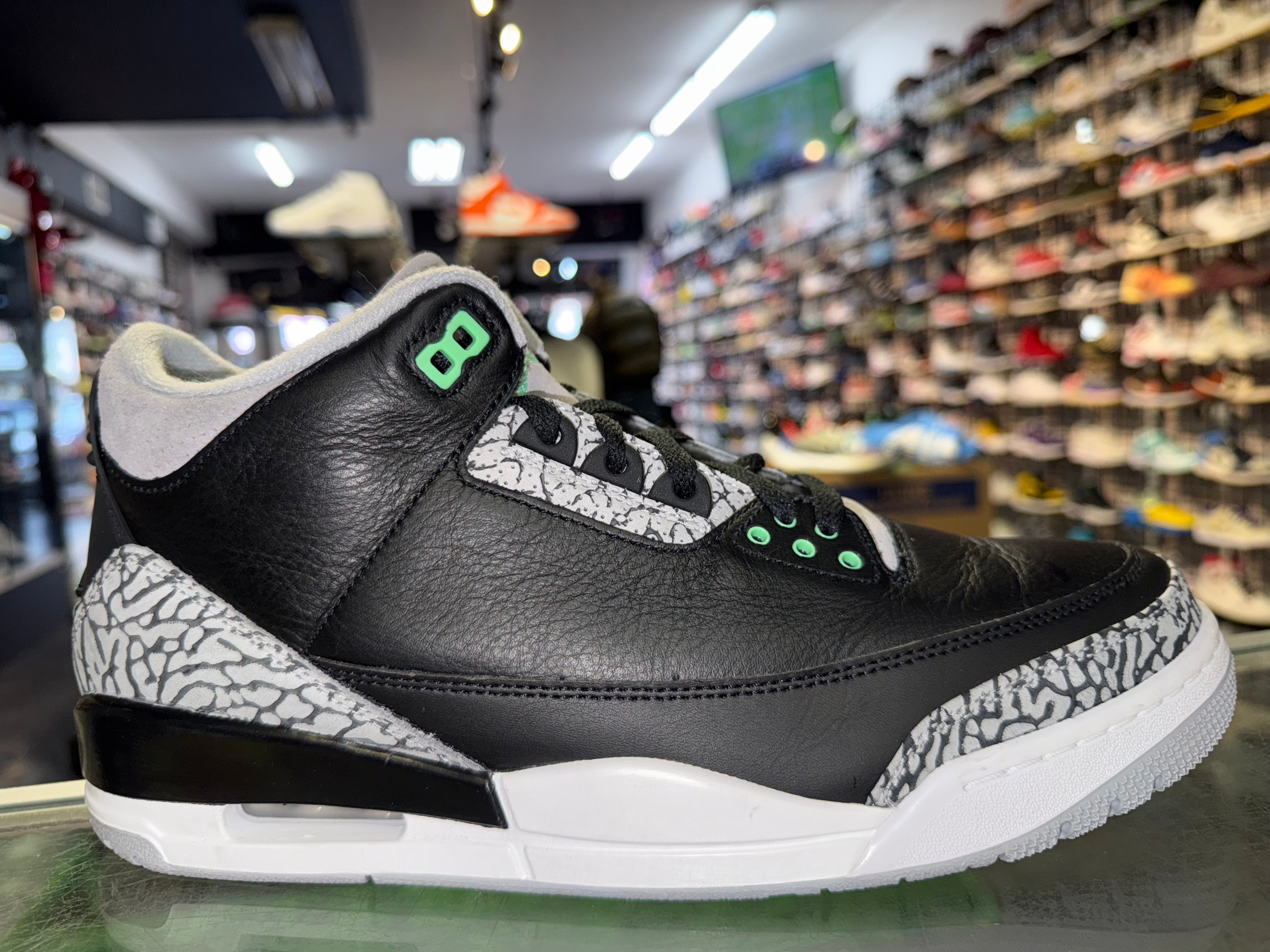 Size 11.5 Air Jordan 3 "Green Glow"