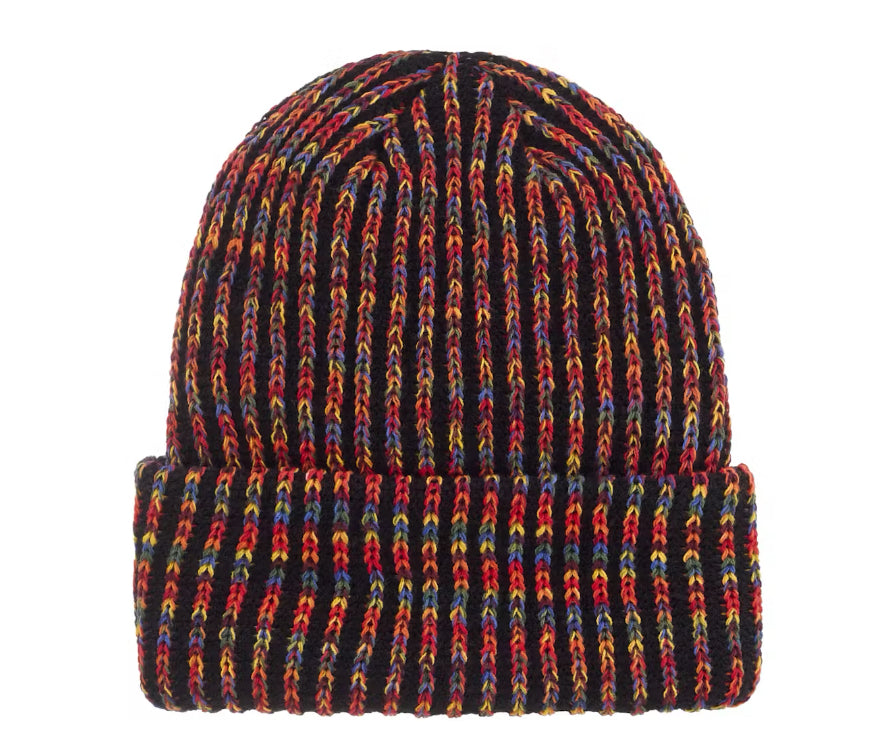 Size OS Supreme Rainbow Loose Gauge Beanie “Black” Brand New