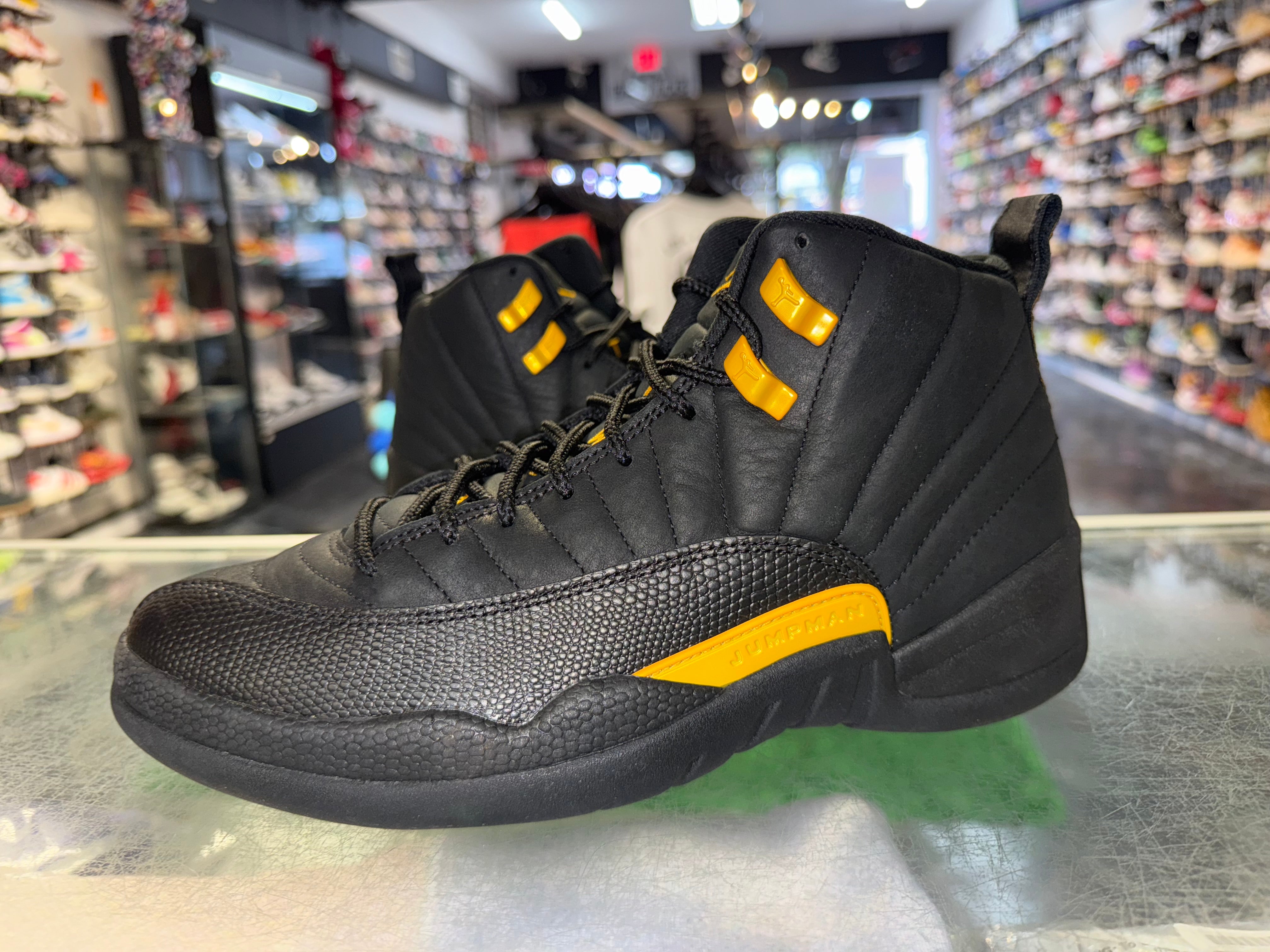 Size 8 Air Jordan 12 "Black Taxi"