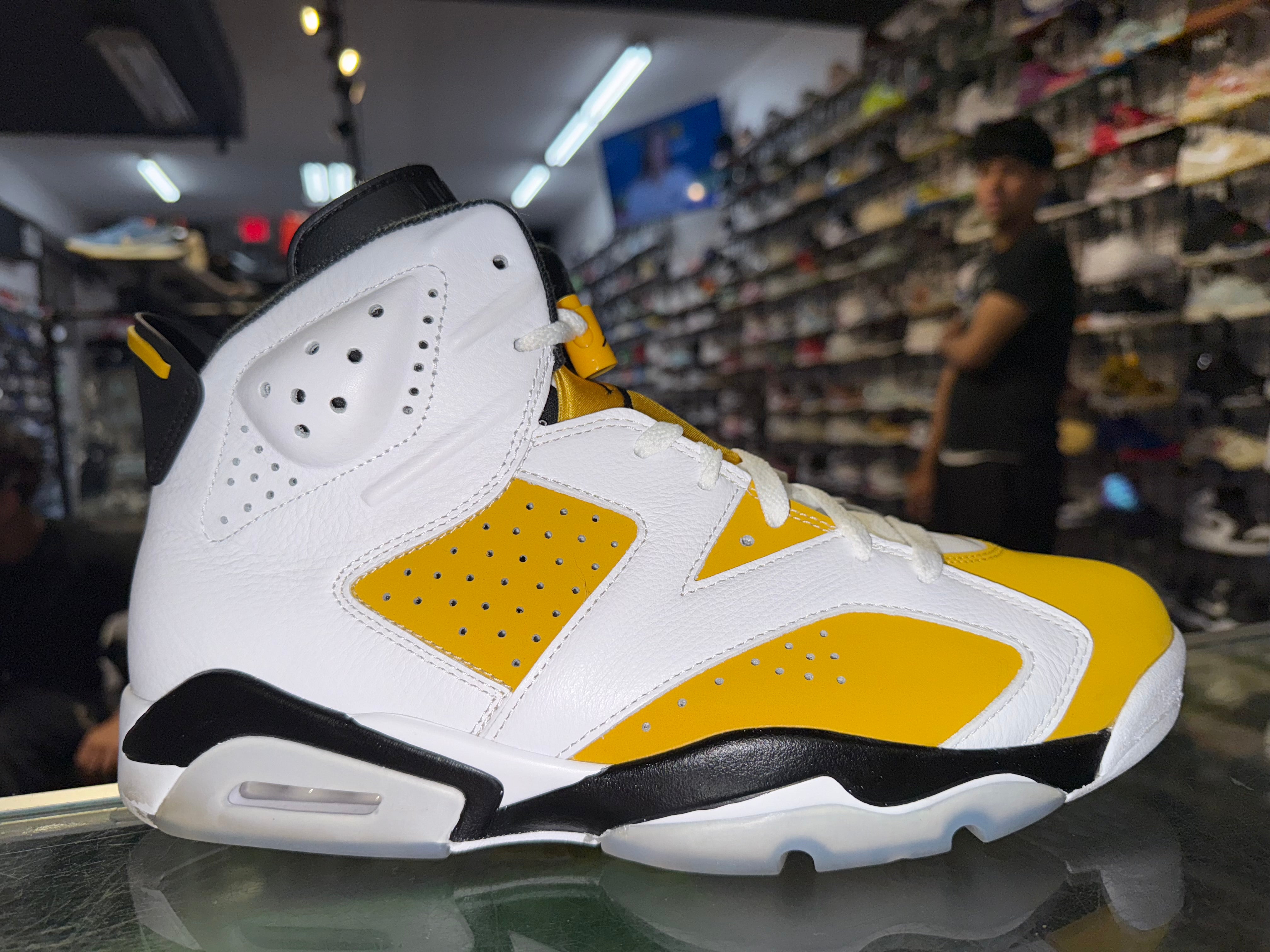 Size 11.5 Air Jordan 6 "Yellow Ochre"
