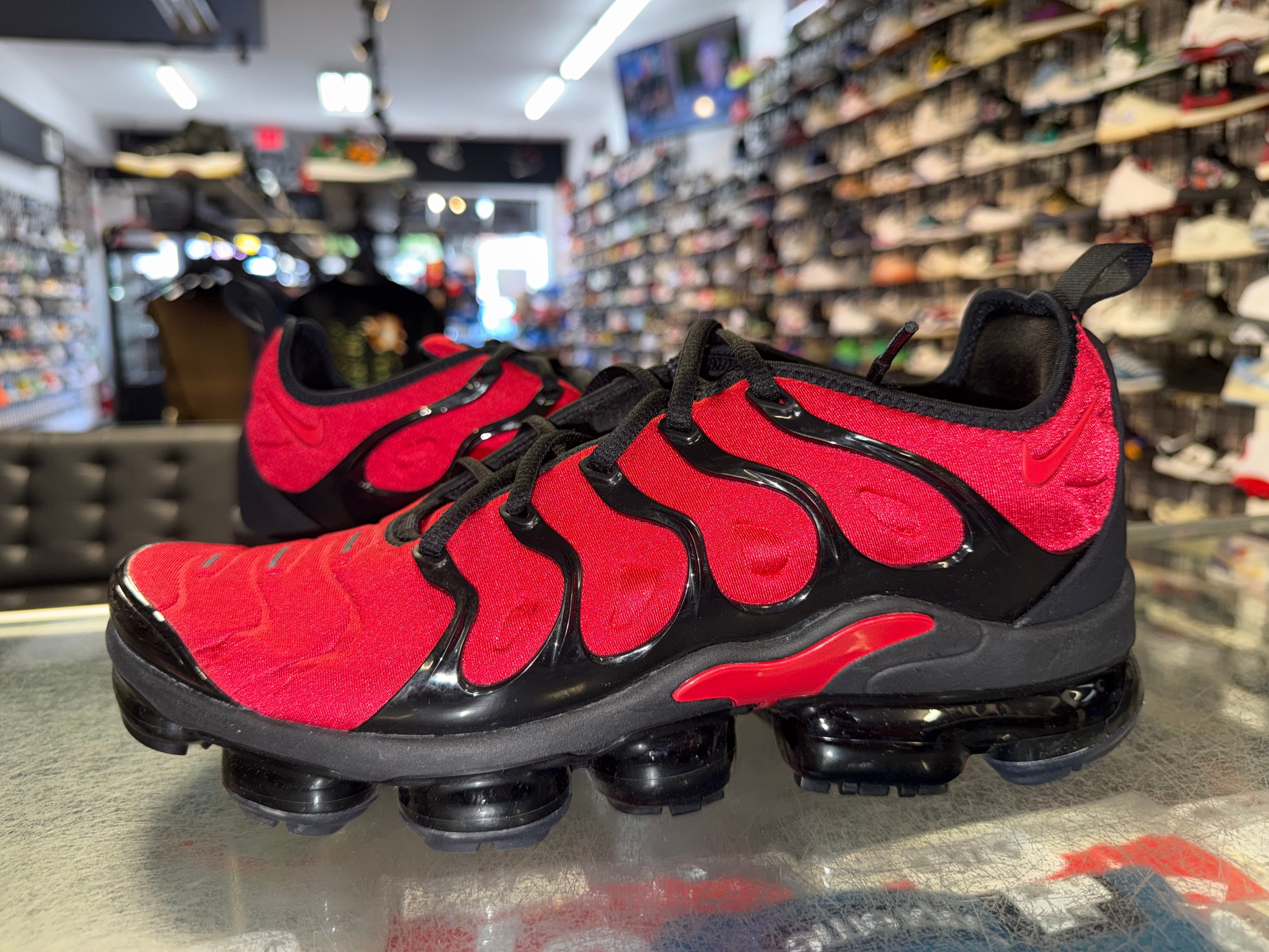 Size 11 Air Vapormax Plus "Black Red"