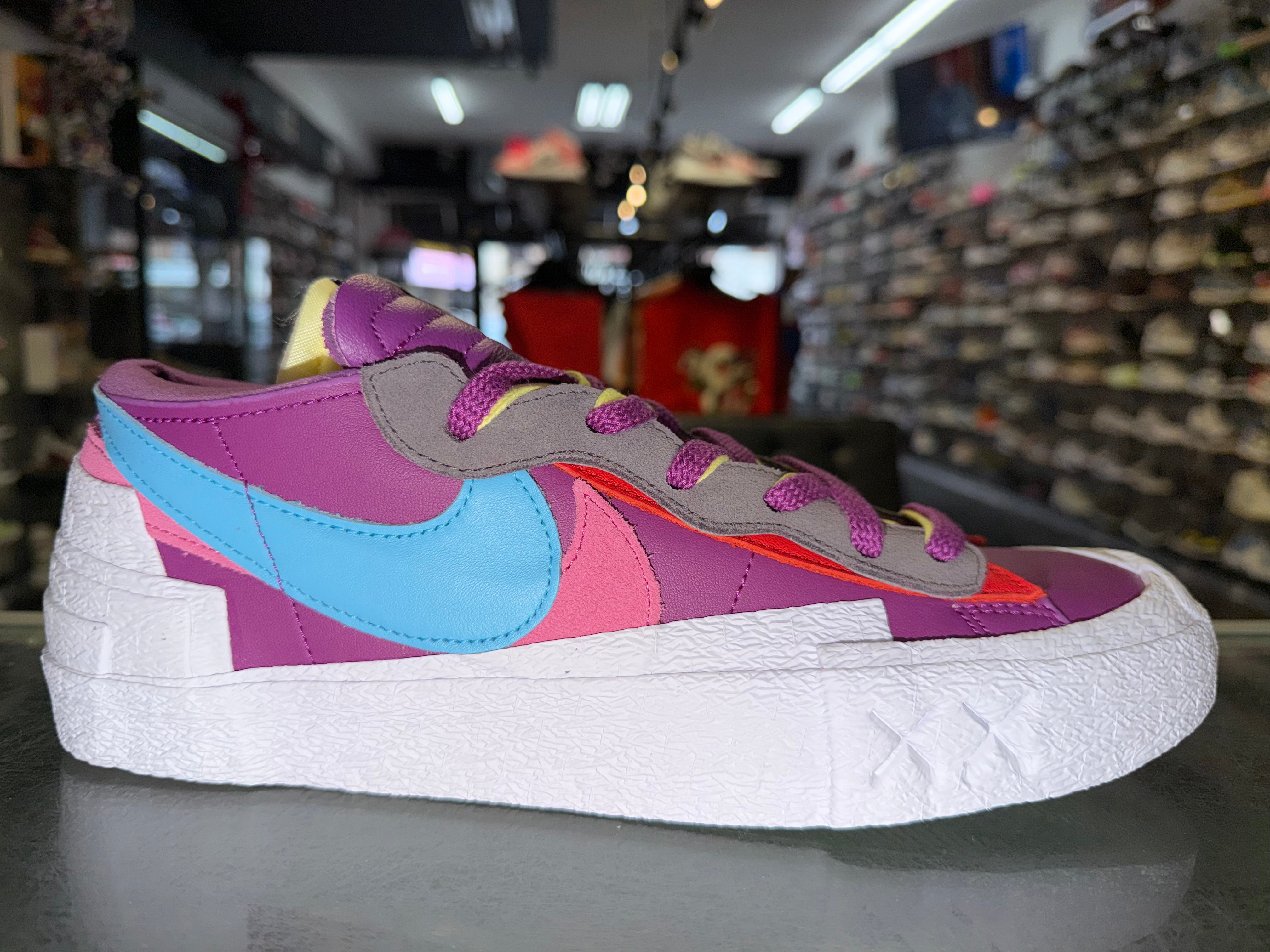 Size 10 Nike Blazer Low Sacai KAWS "Purple Dusk" Brand New
