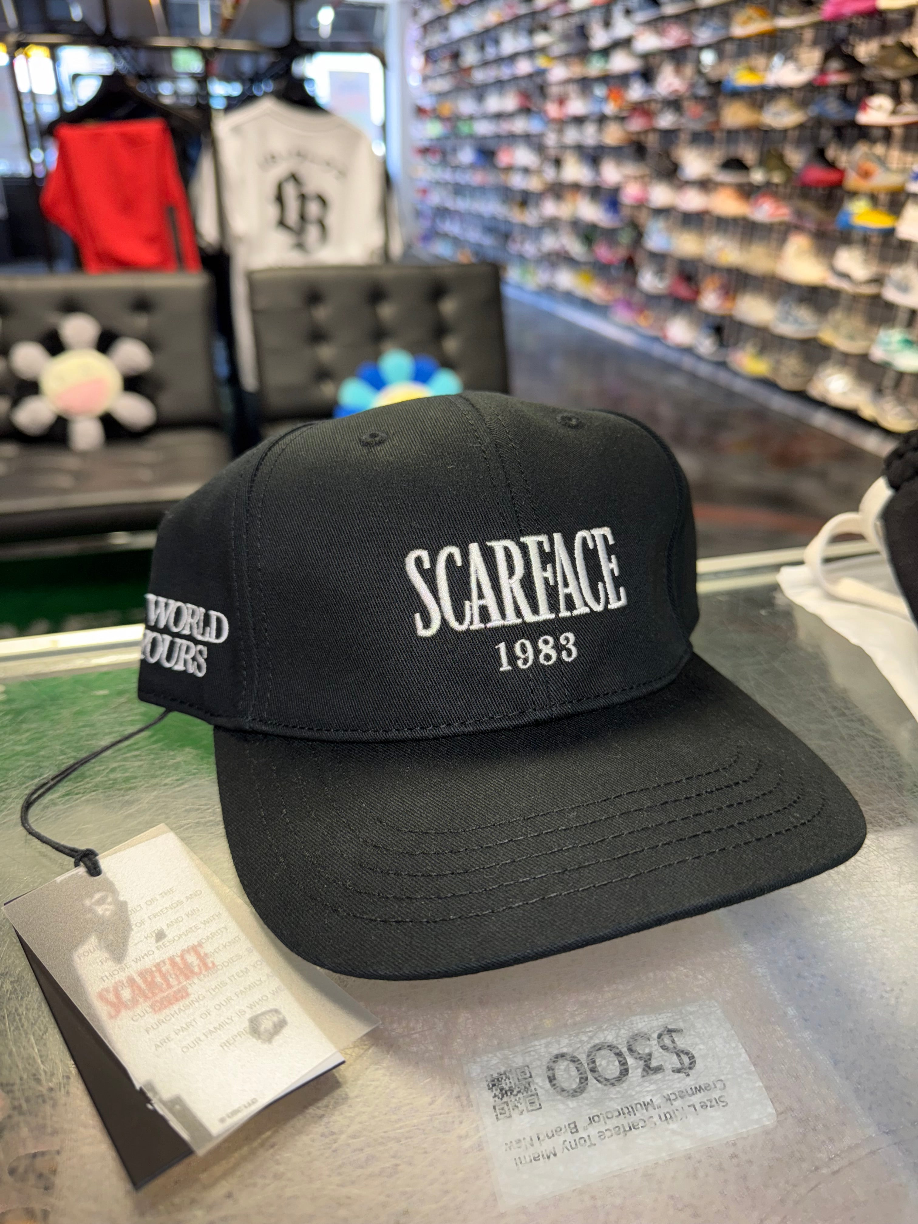Size OS Kith Scarface Aaron Cap “Black/White” Brand New