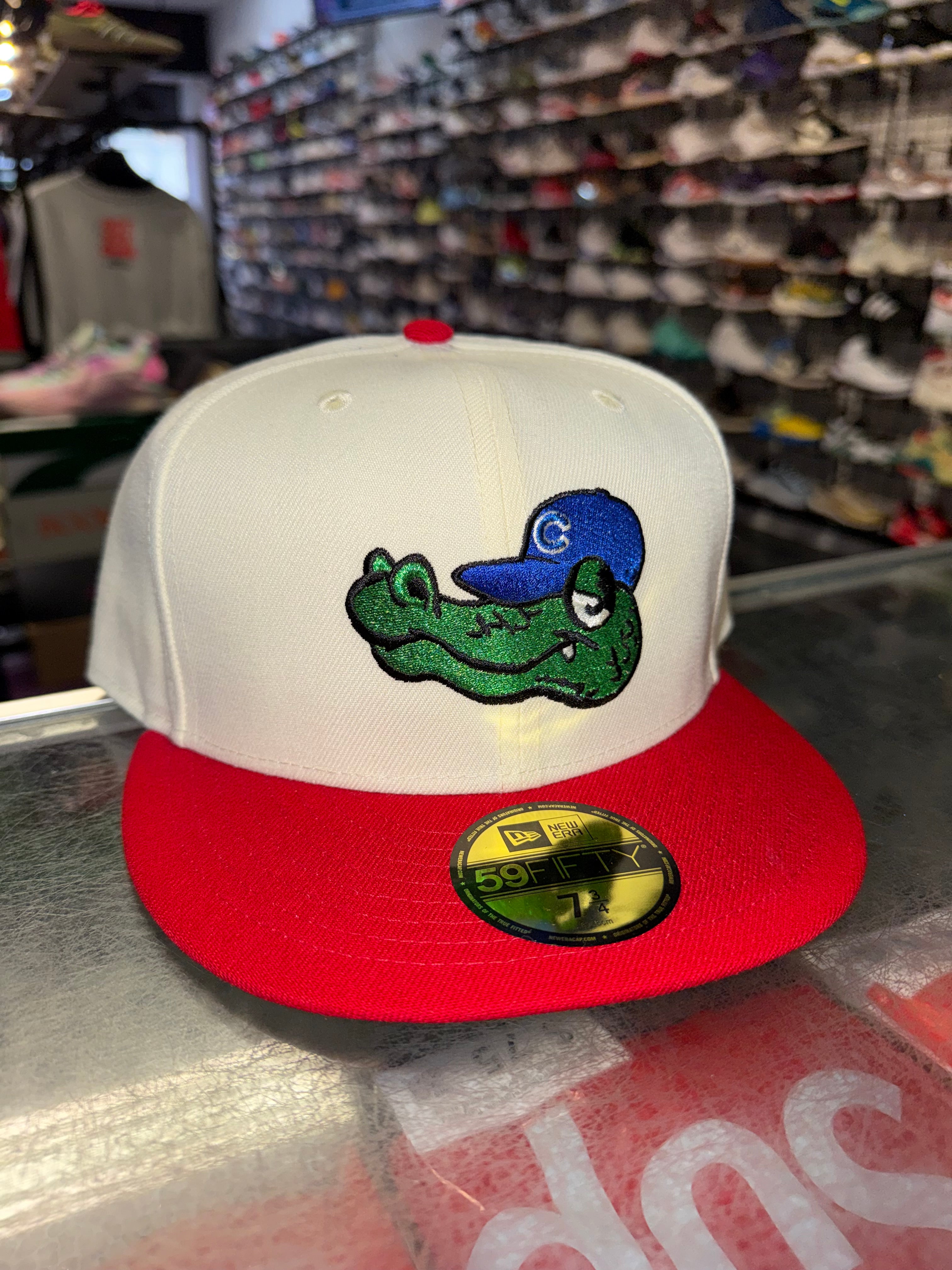 Size 7 3/4 New Era Fitted Hat “Cubs Chance The Gator” Brand New