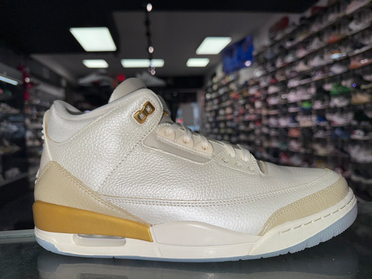 Size 10.5 (12W) Air Jordan 3 "Champagne and Oysters" Brand New
