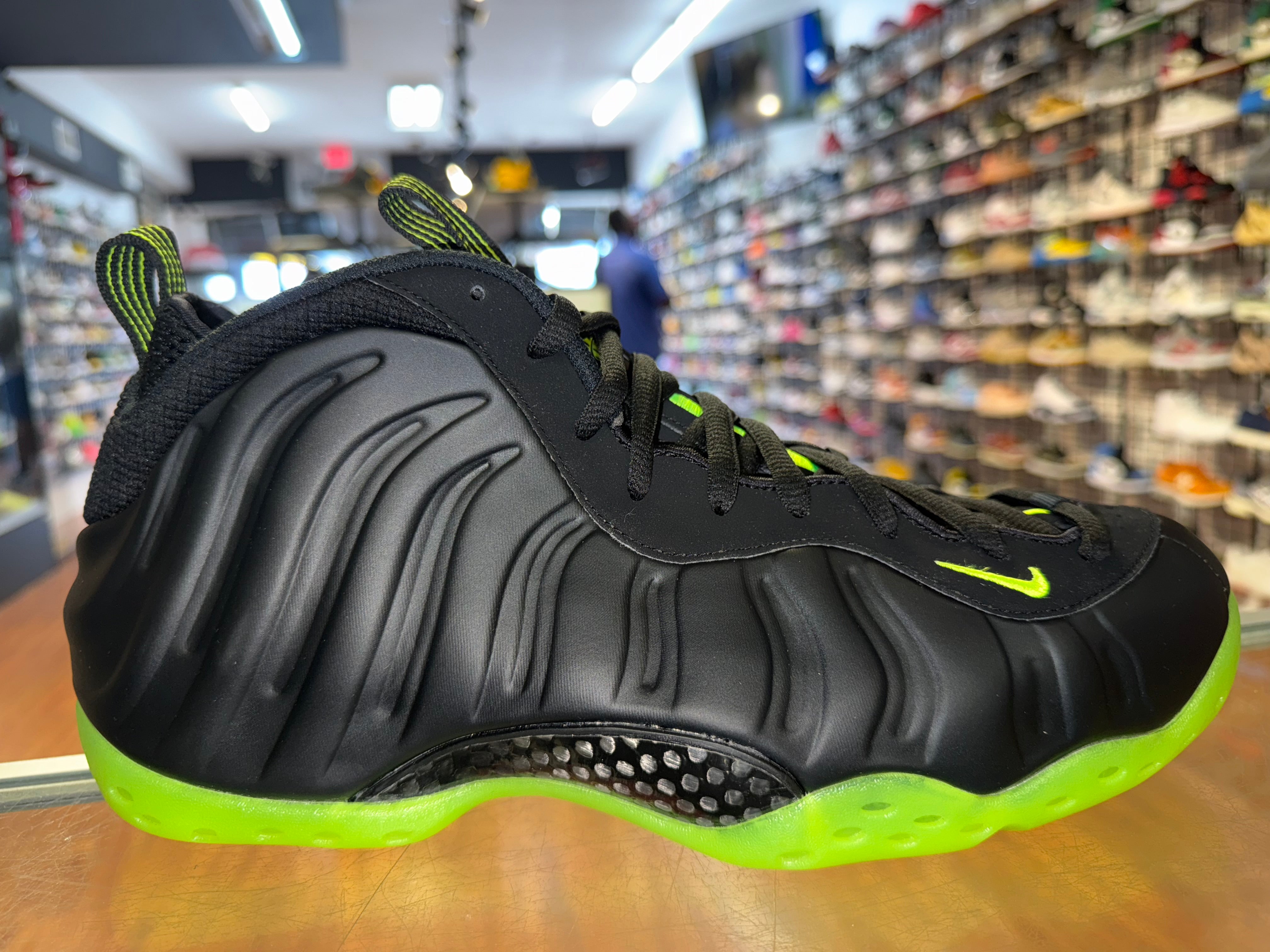 Size 10.5 Air Foamposite One “Black Volt” Brand New