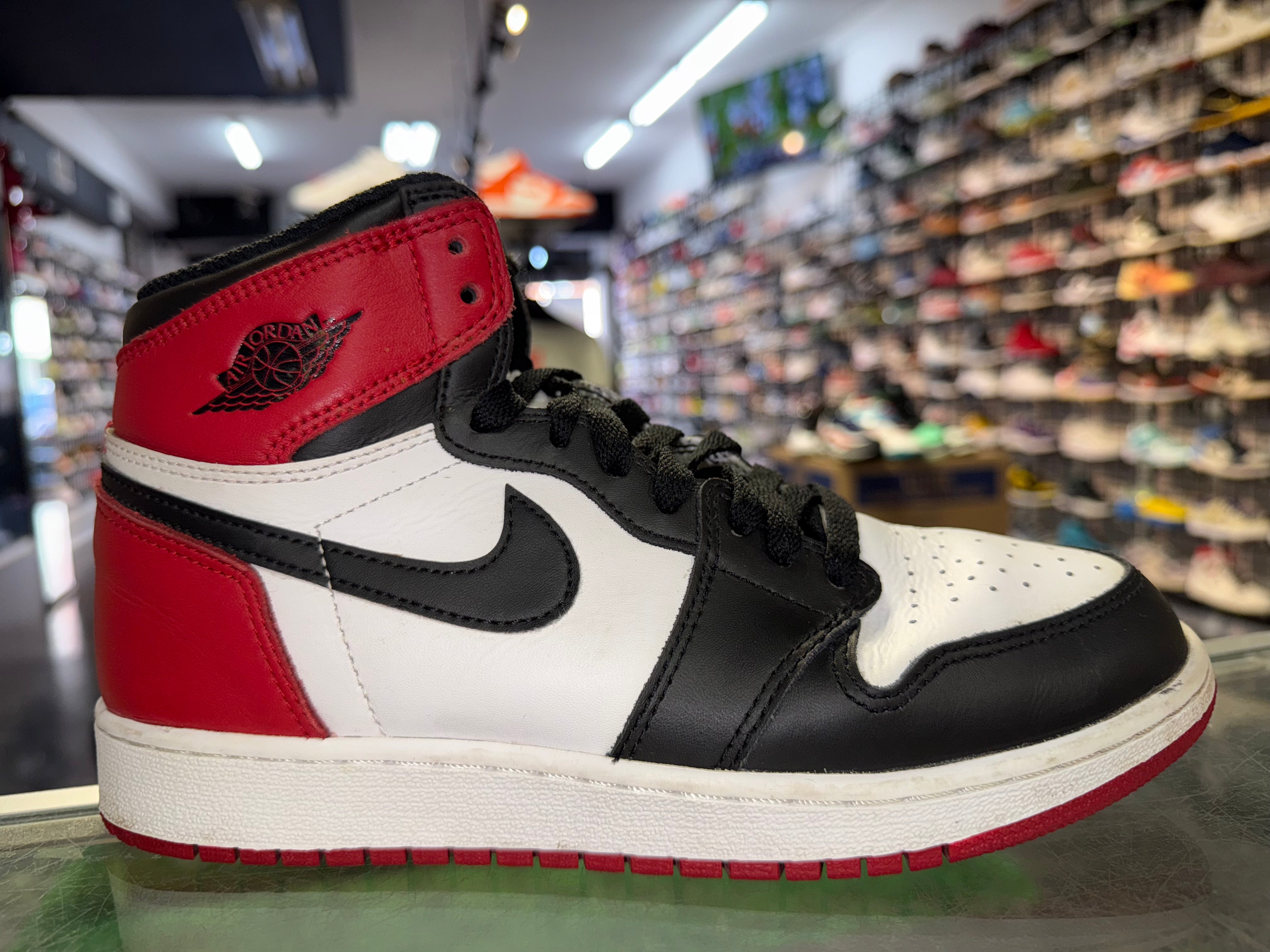 Size 5.5y Air Jordan 1 "Black Toe"