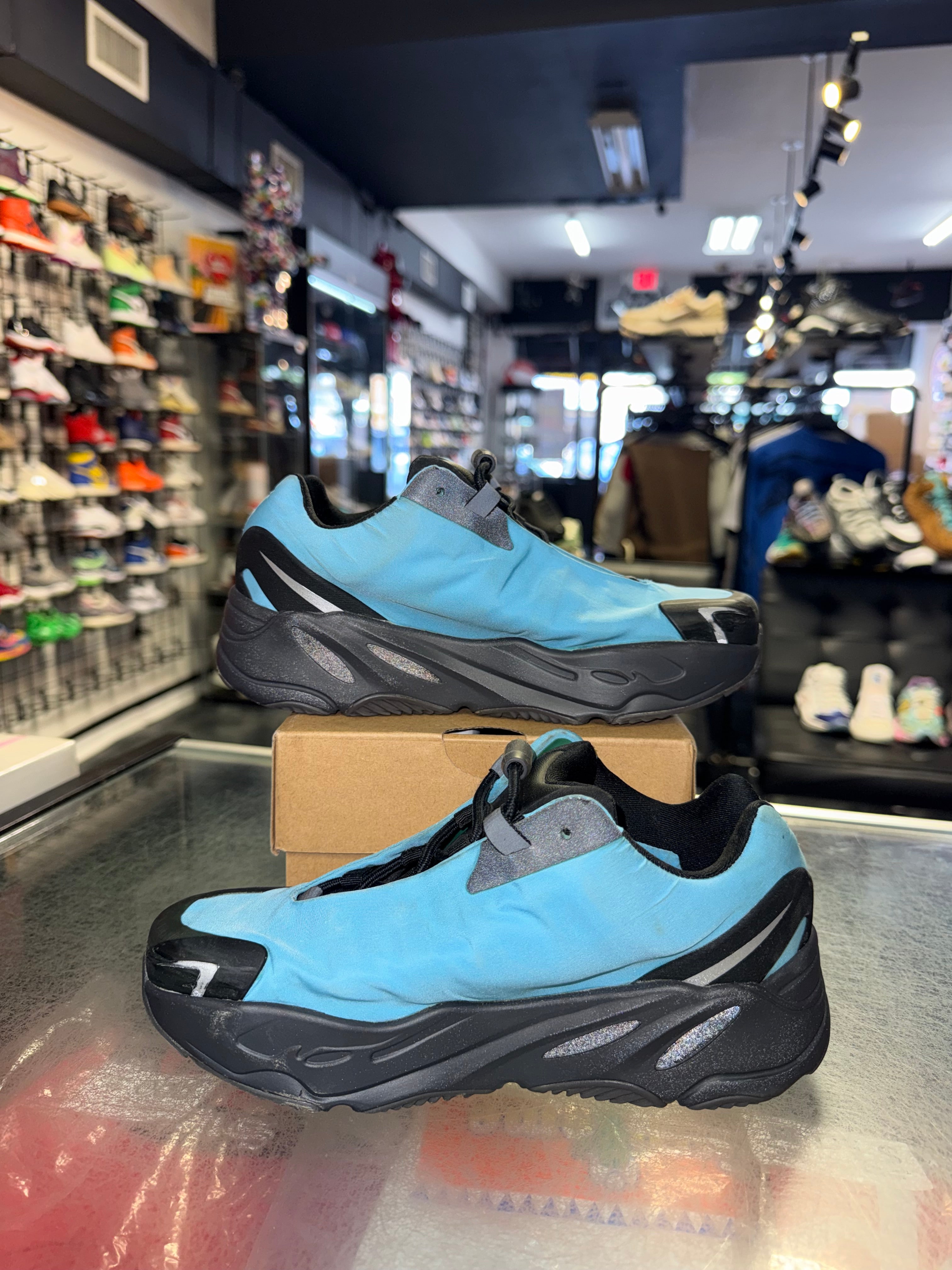 Size 1.5y Yeezy Boost 700 MNVN "Bright Cyan" (PS)