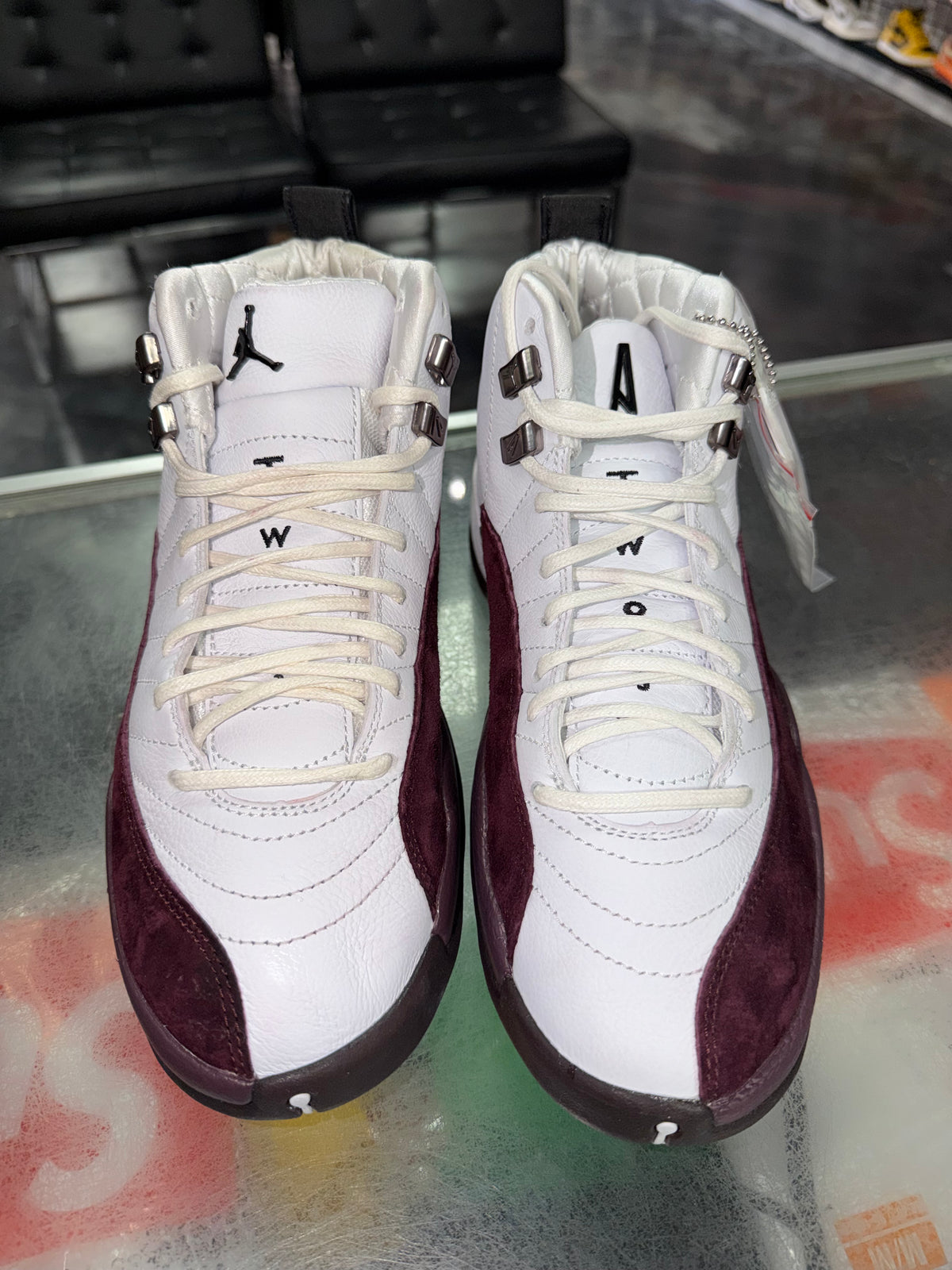 Size 6.5 (8W) Air Jordan 12 A Ma Maniere "White" Brand New