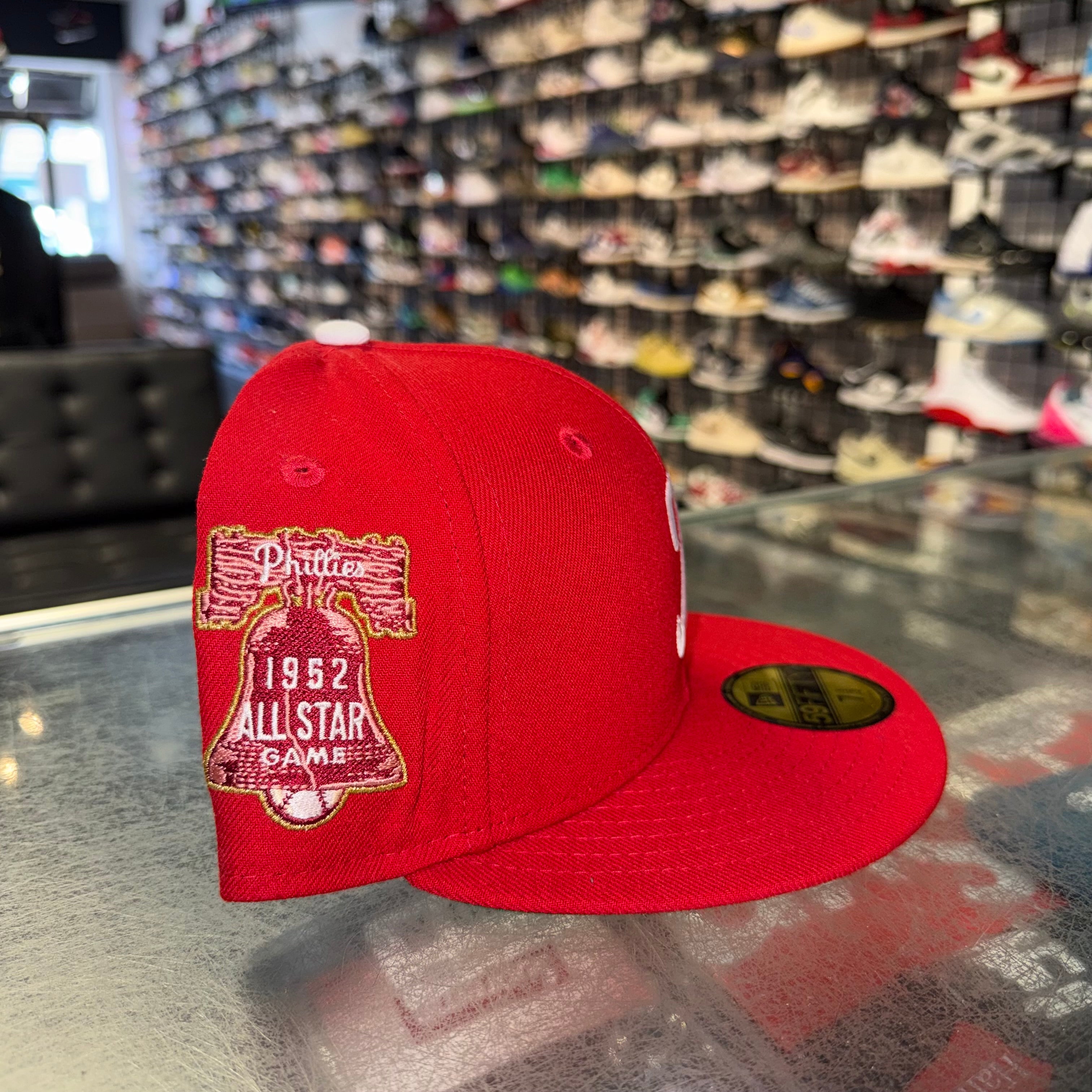 Size 7 1/2 New Era Fitted Hat “Phillies Red” Brand New
