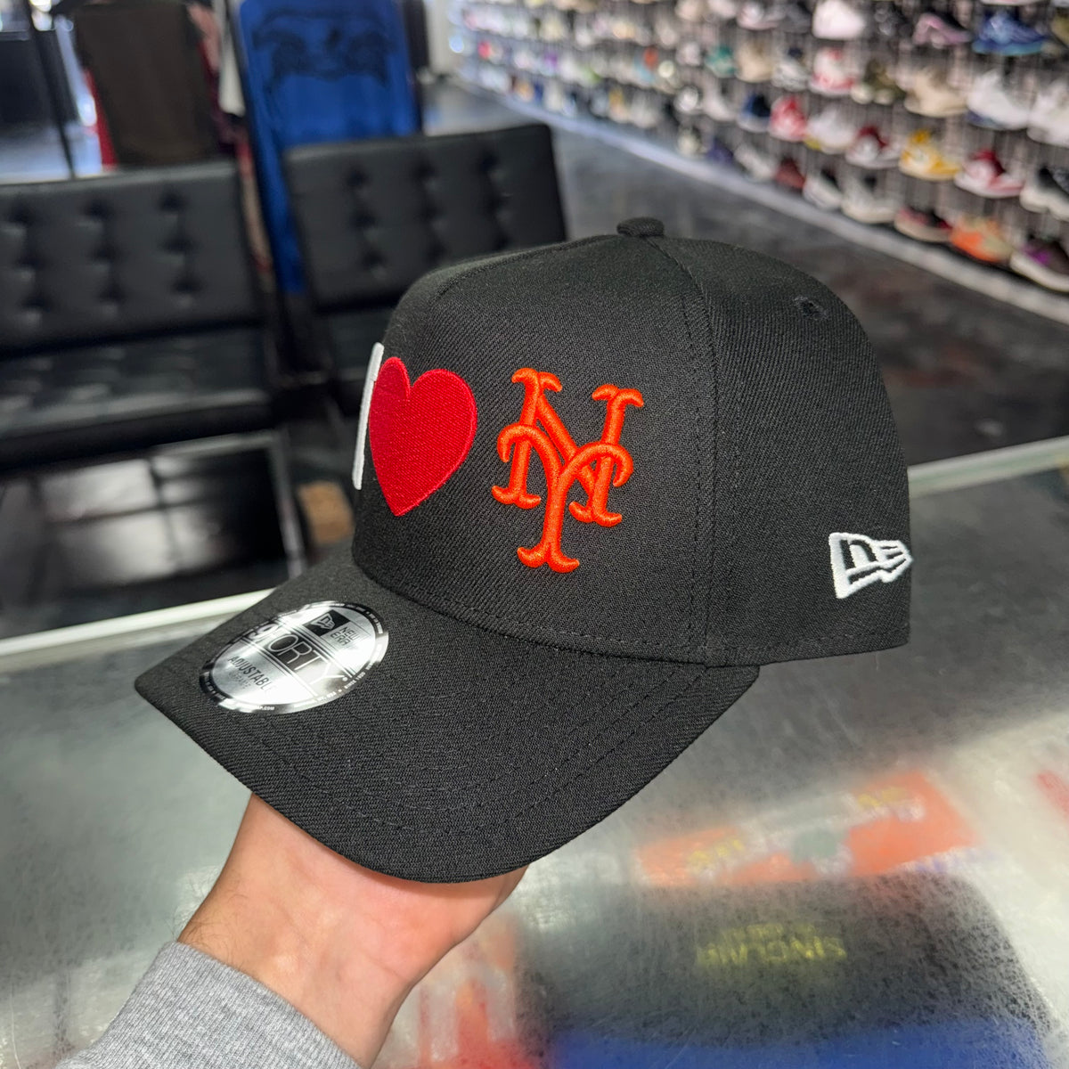Size OS New Era SnapBack Hat “I Heart NY Mets” Brand New