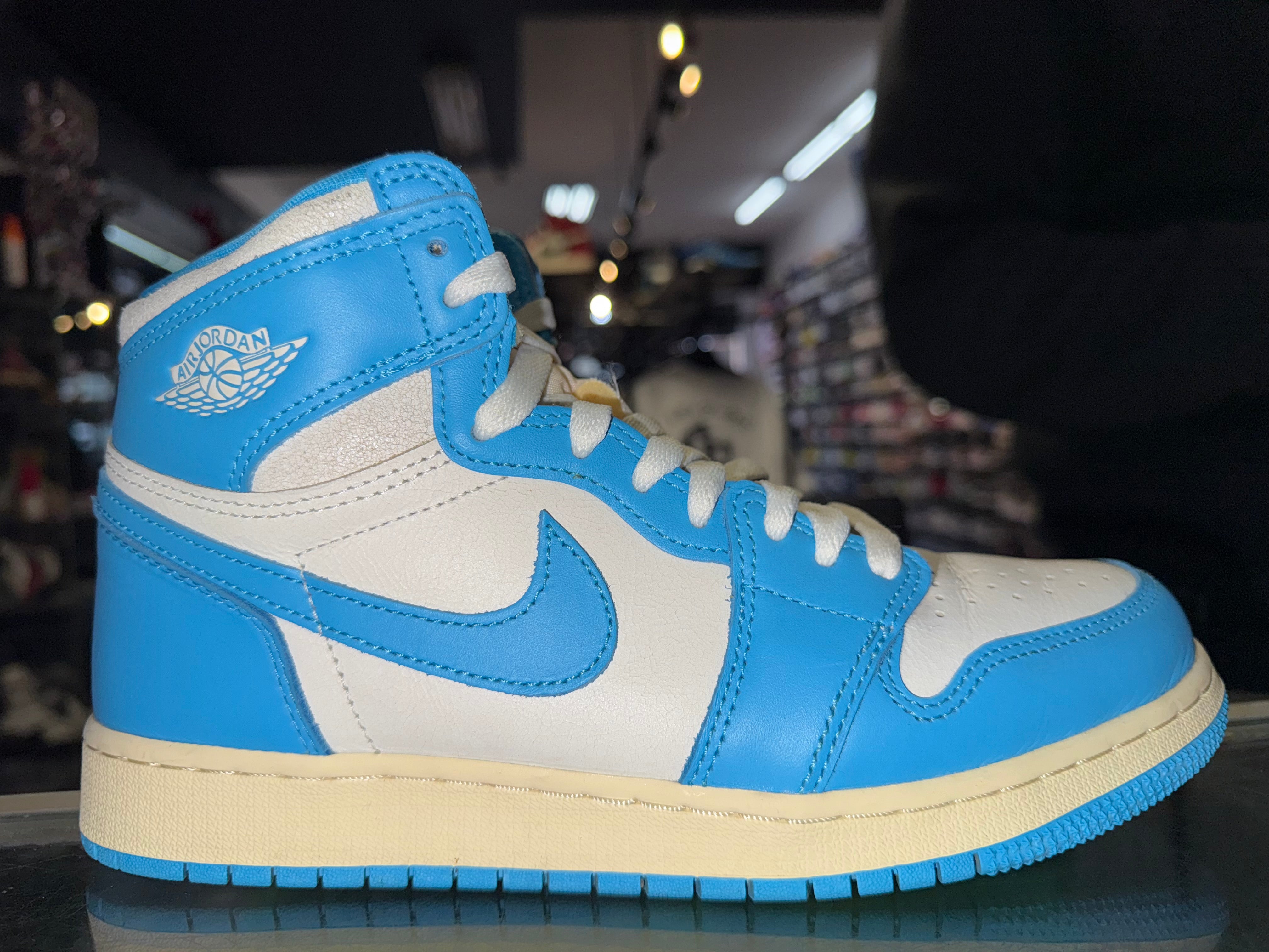 Size 7y Air Jordan 1 “UNC Reimagined”
