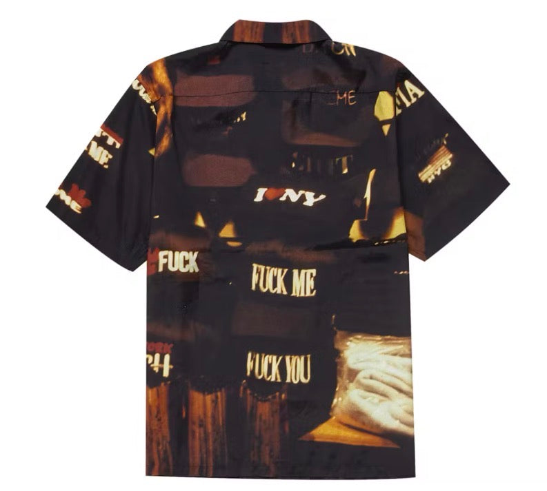 Size L Supreme Canal St SS Button Up Tee “Multi” Brand New