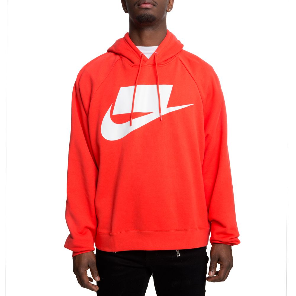 Size M Nike Block Logo Hoodie “Red” Brand New