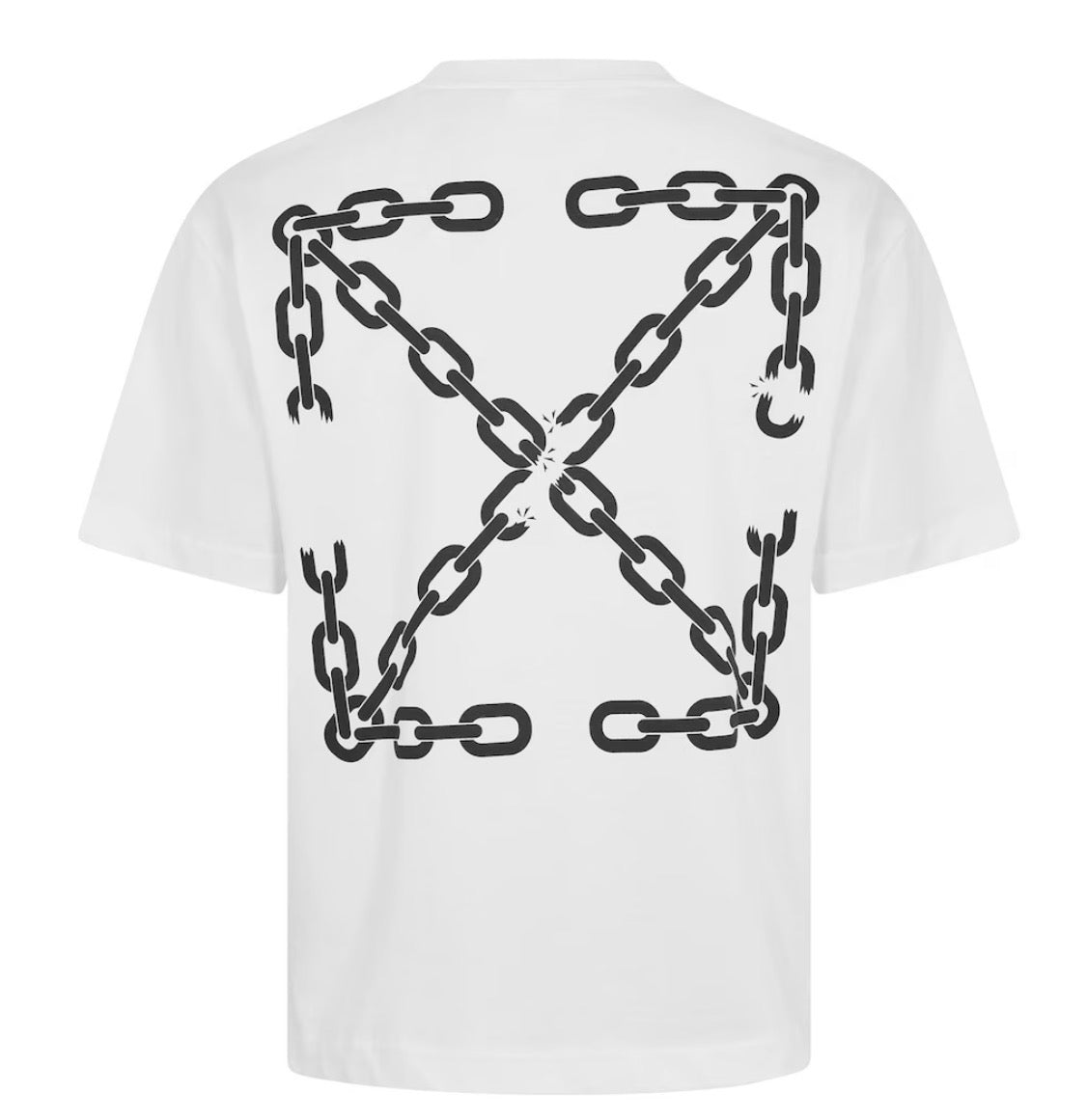 Size M Off White Chain Arrow Tee “White” Brand New