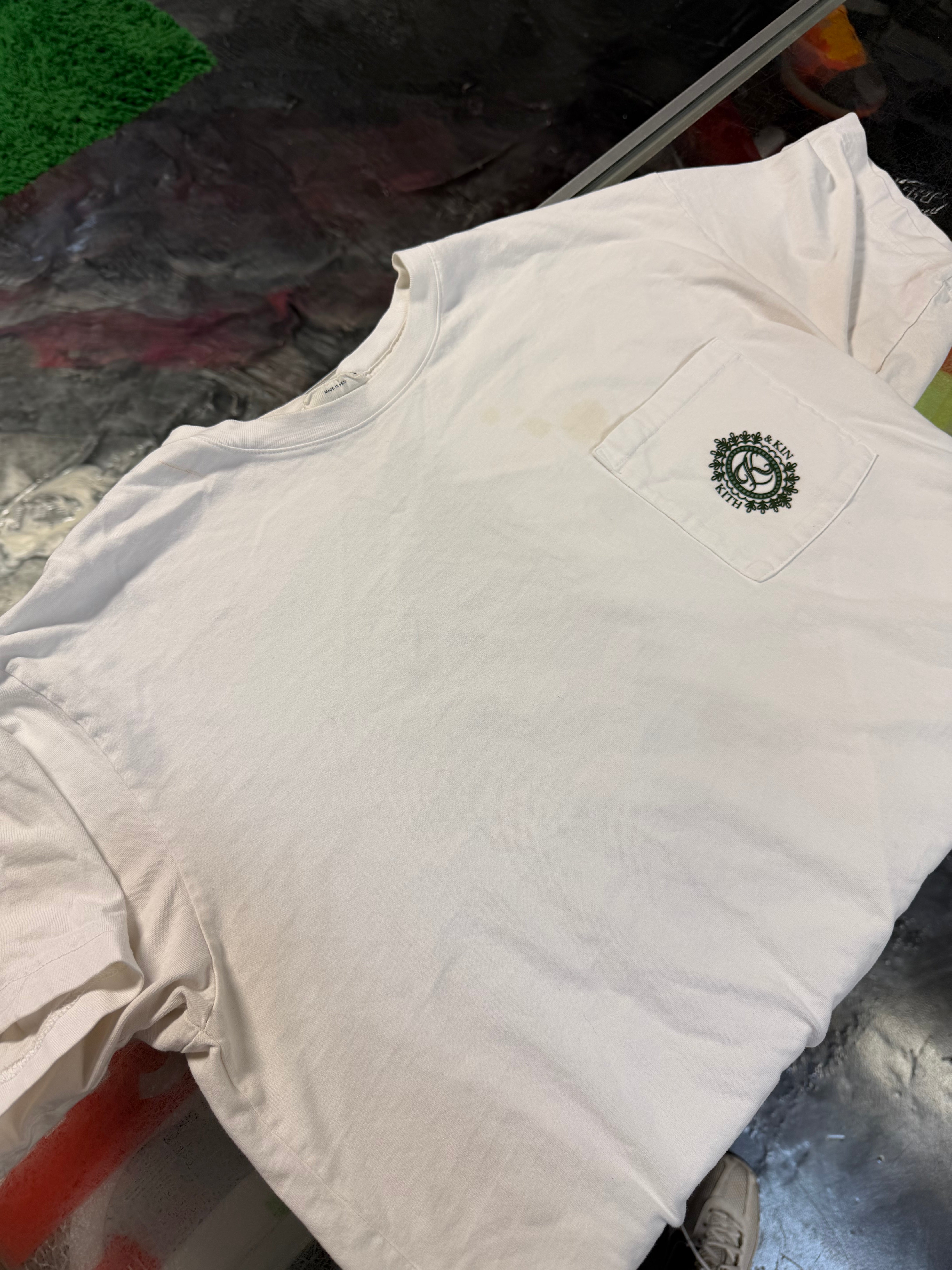 XL Kith & Kin Pocket Tee White