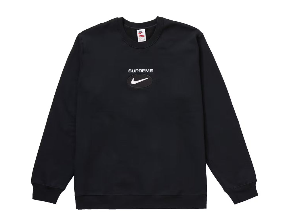 Size L Supreme x Nike Jewel Crewneck “Black”