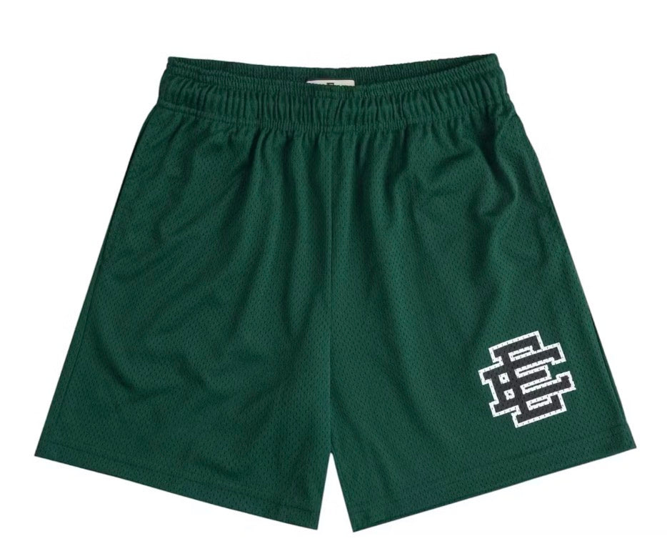 Size XL Eric Emanuel EE Shorts “Green/Black”