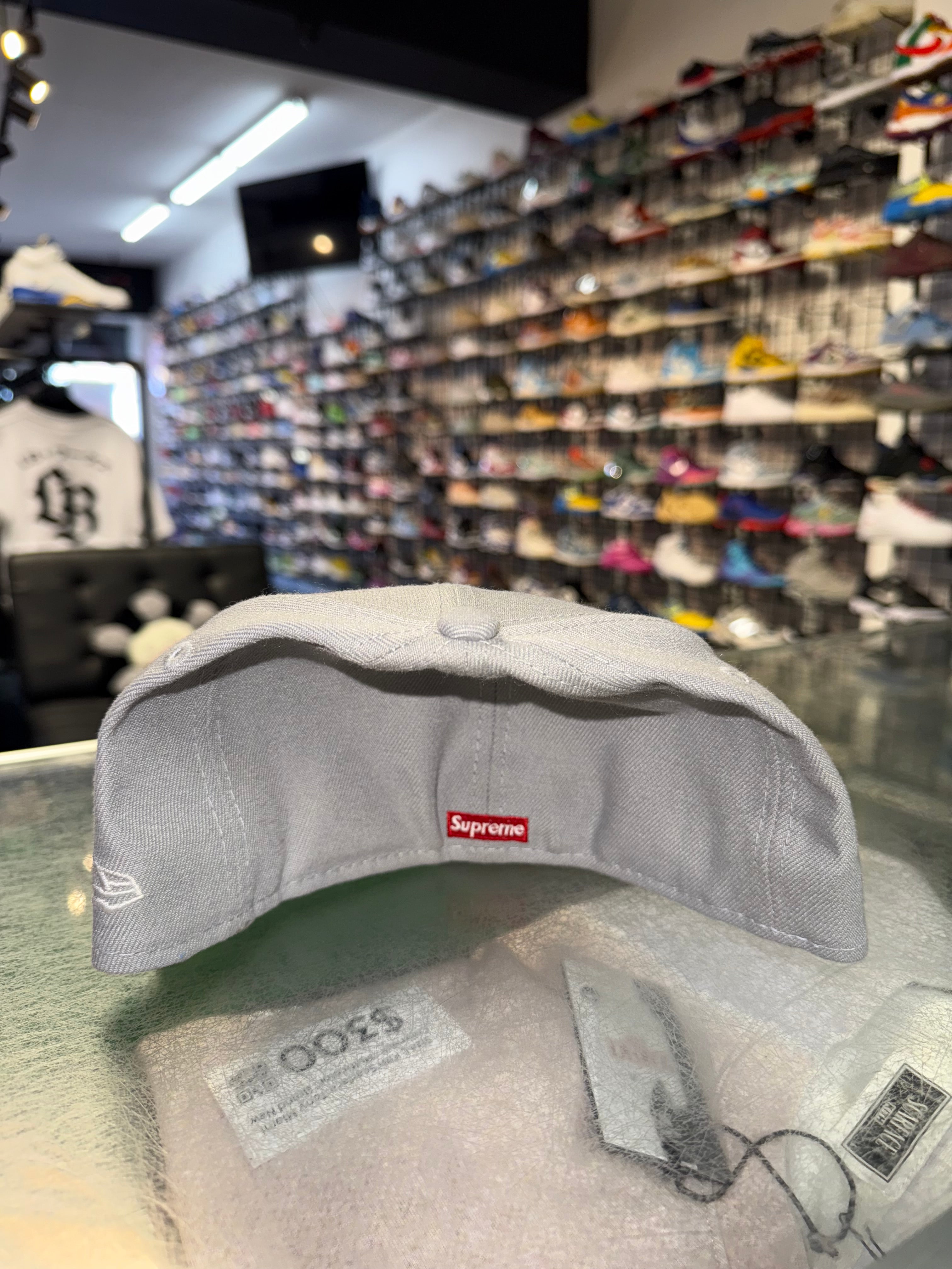 Size 7 1/8 Supreme Skull Fitted Hat “Grey”