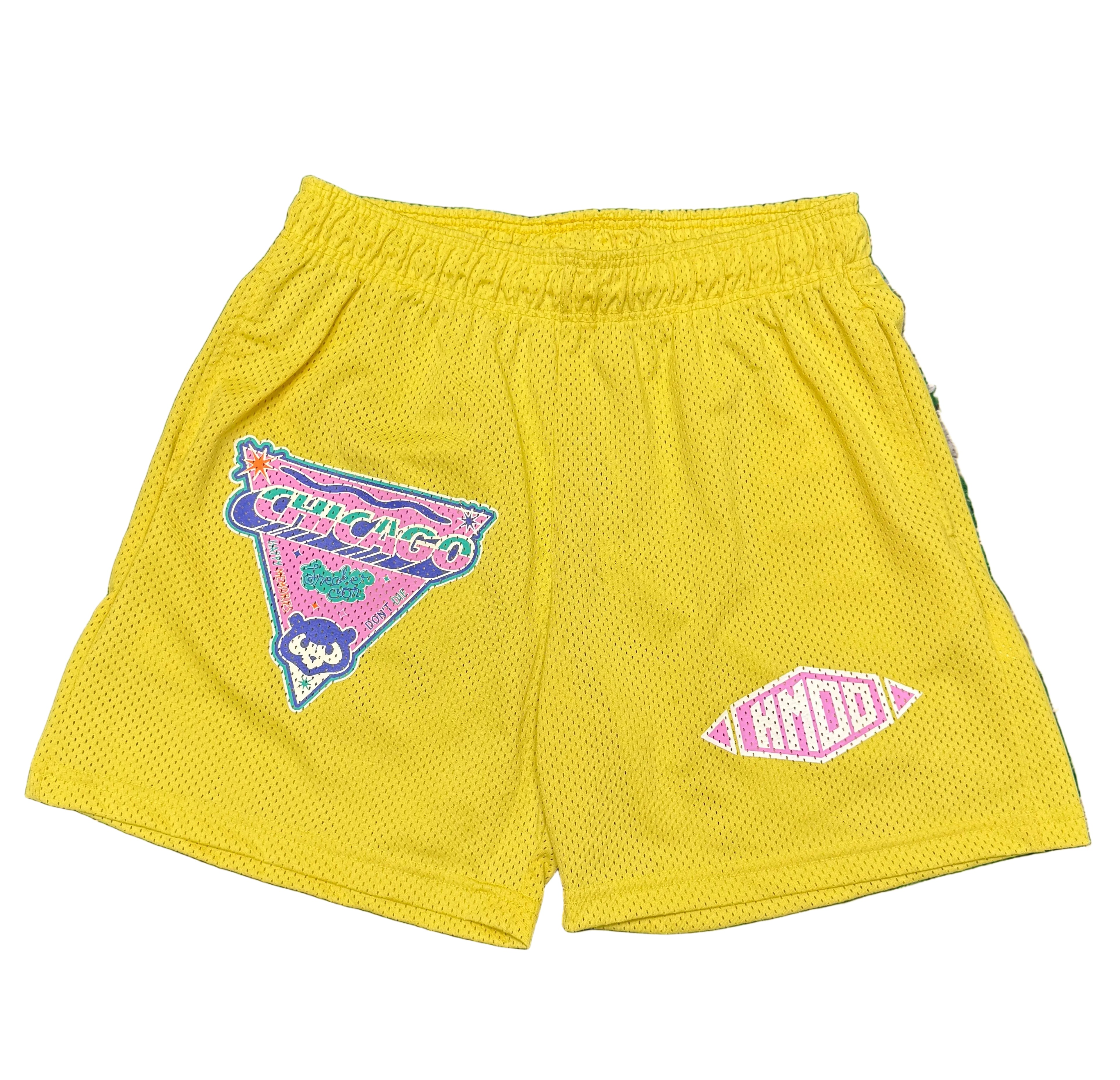 Size S HMDD x Sneaker Con CHI Shorts “Yellow”