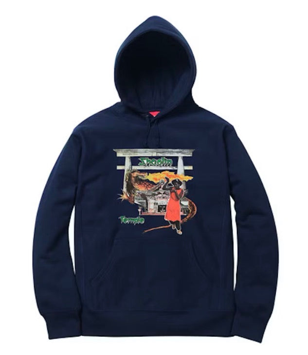 Size M Supreme Jah Life Shaolin Temple Hoodie “Navy”