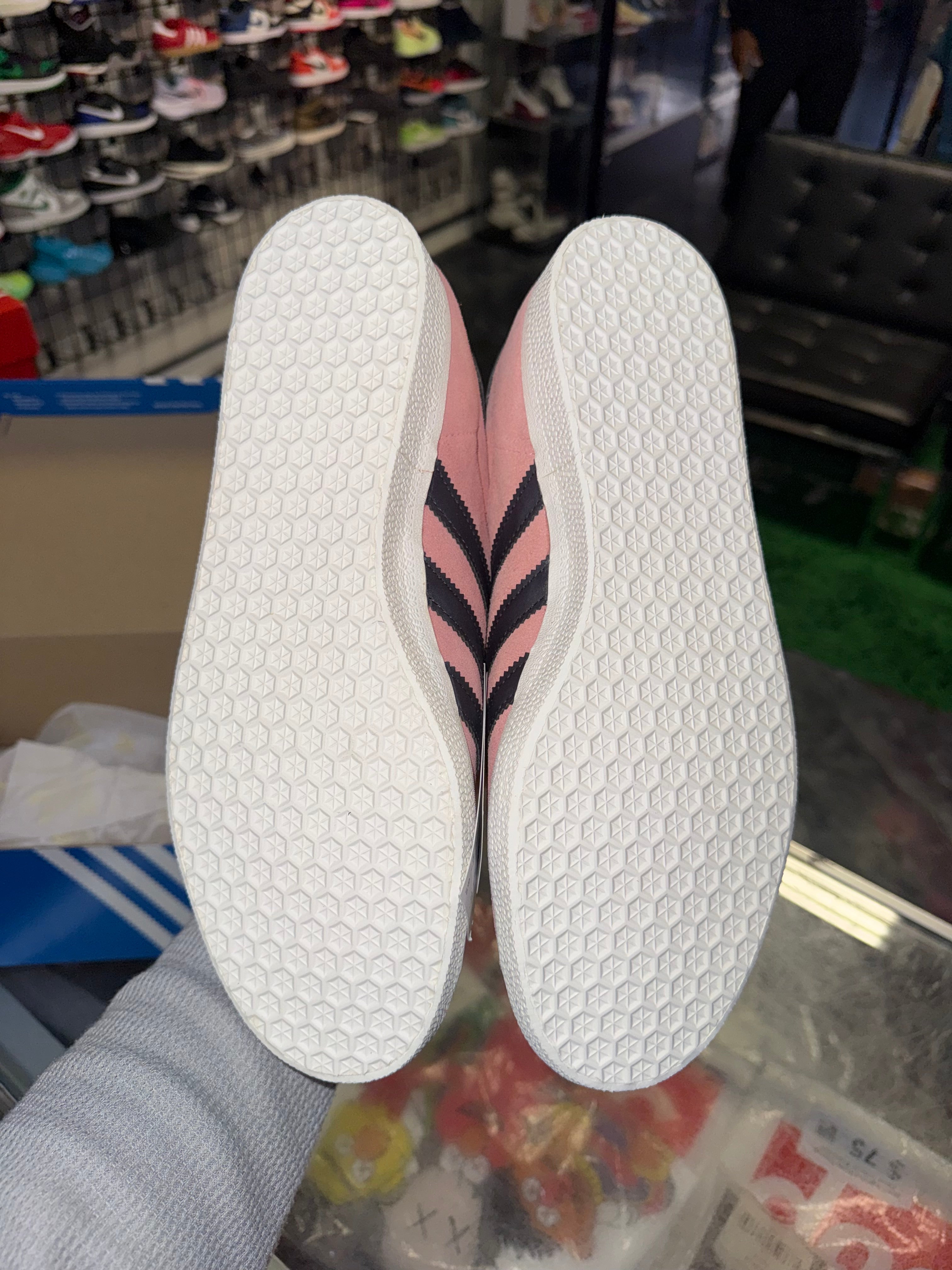 Size 9 Adidas Gazelle "Pink Black" NEW