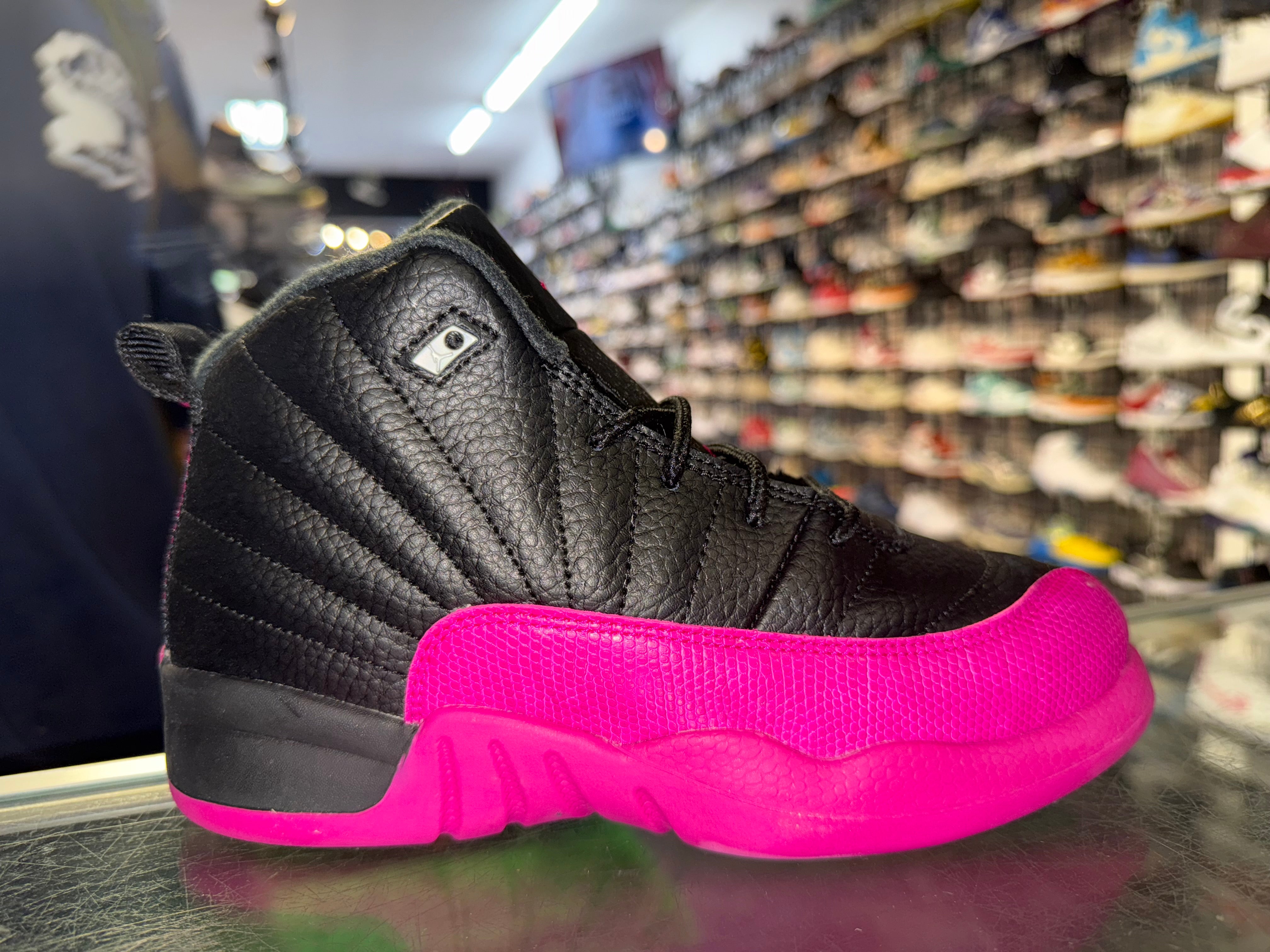 Size 2.5y Air Jordan 12 "Deadly Pink" (PS) Brand New