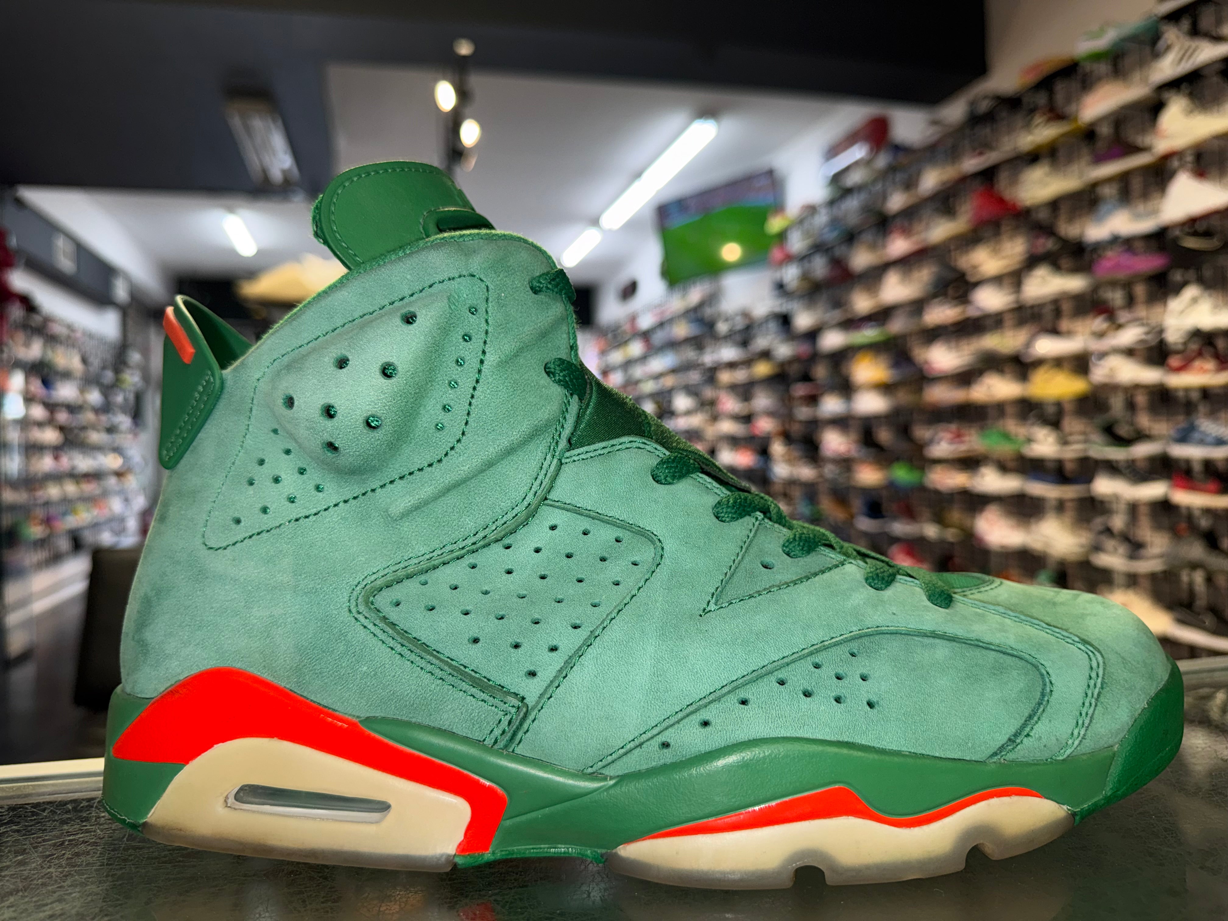 Size 11 Air Jordan 6 Gatorade "Green"
