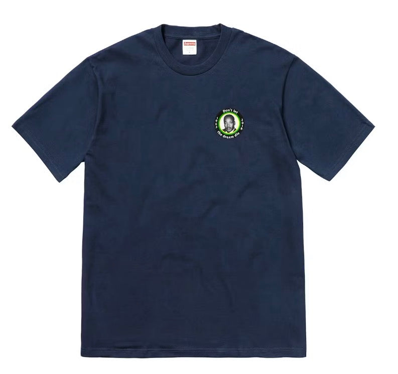 Size L Supreme MLK Dream Tee “Navy”