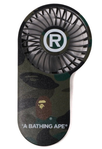 BAPE 1st Camo Ape Head Handy Fan "Camo" Brand New