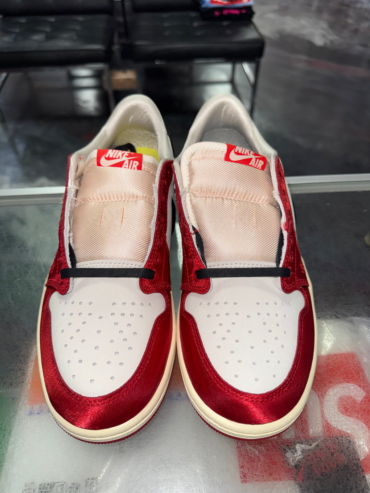 Size 9.5 Air Jordan 1 Low “Trophy Room Rookie Card Away” Brand New