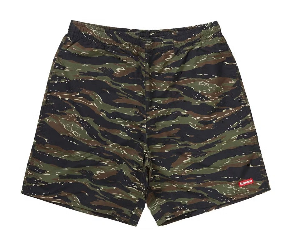 Size XL Supreme Nylon Water Shorts “Tiger Camo” Brand New