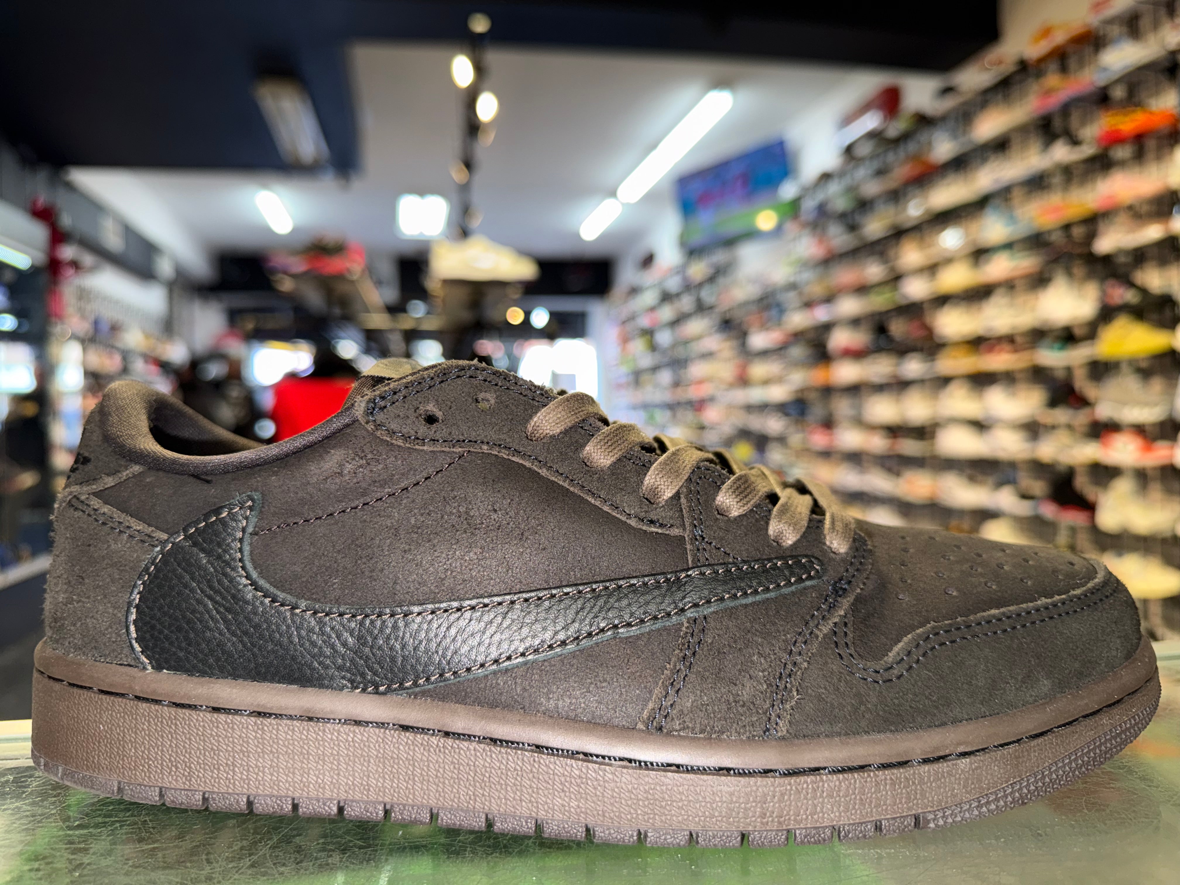 Size 9 Air Jordan 1 Low Travis Scott "Velvet Brown" Worn 1x