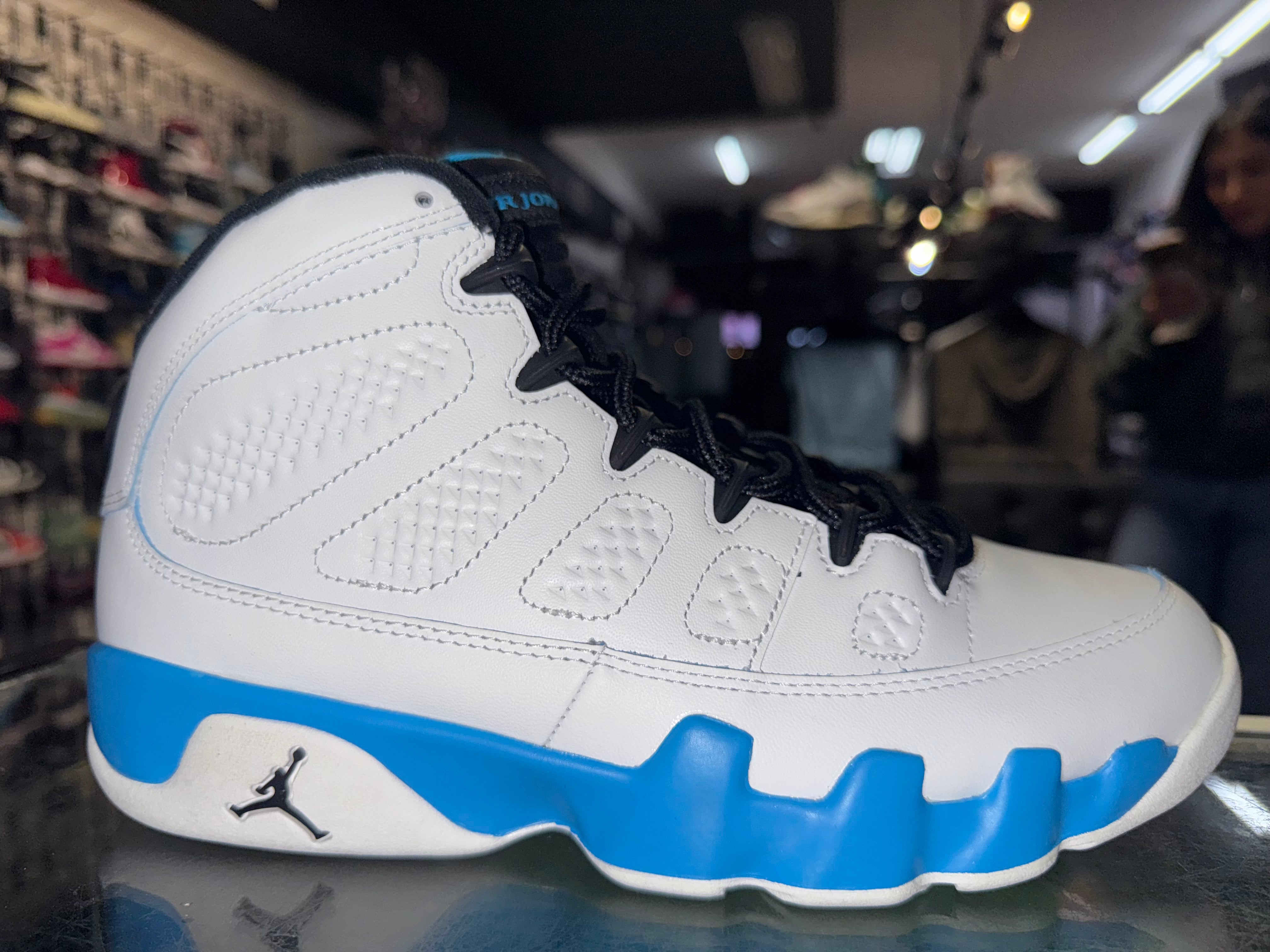 Size 7.5 Air Jordan 9 "Powder Blue"