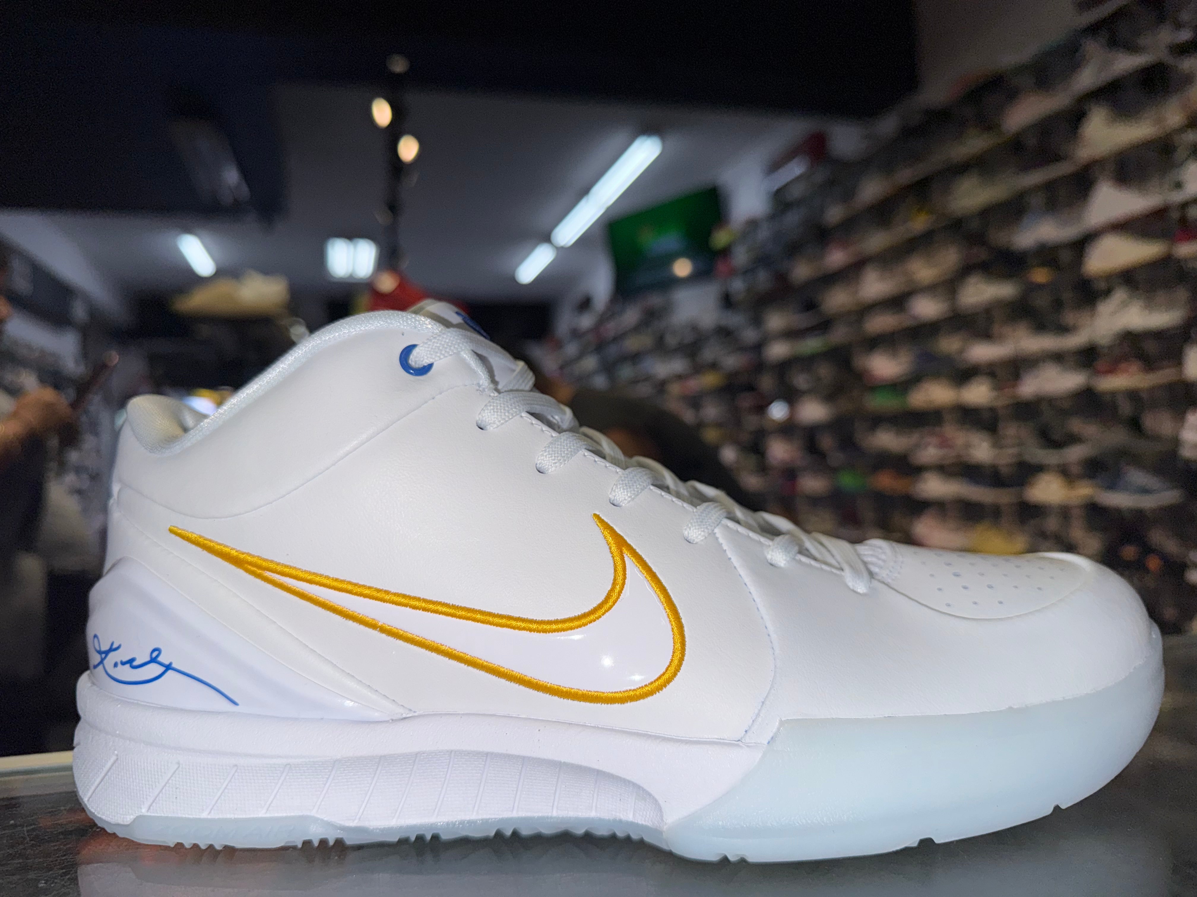 Size 9.5 Kobe 4 Protro Draft Day Pack “Golden State Warriors” (Opened) Brand New