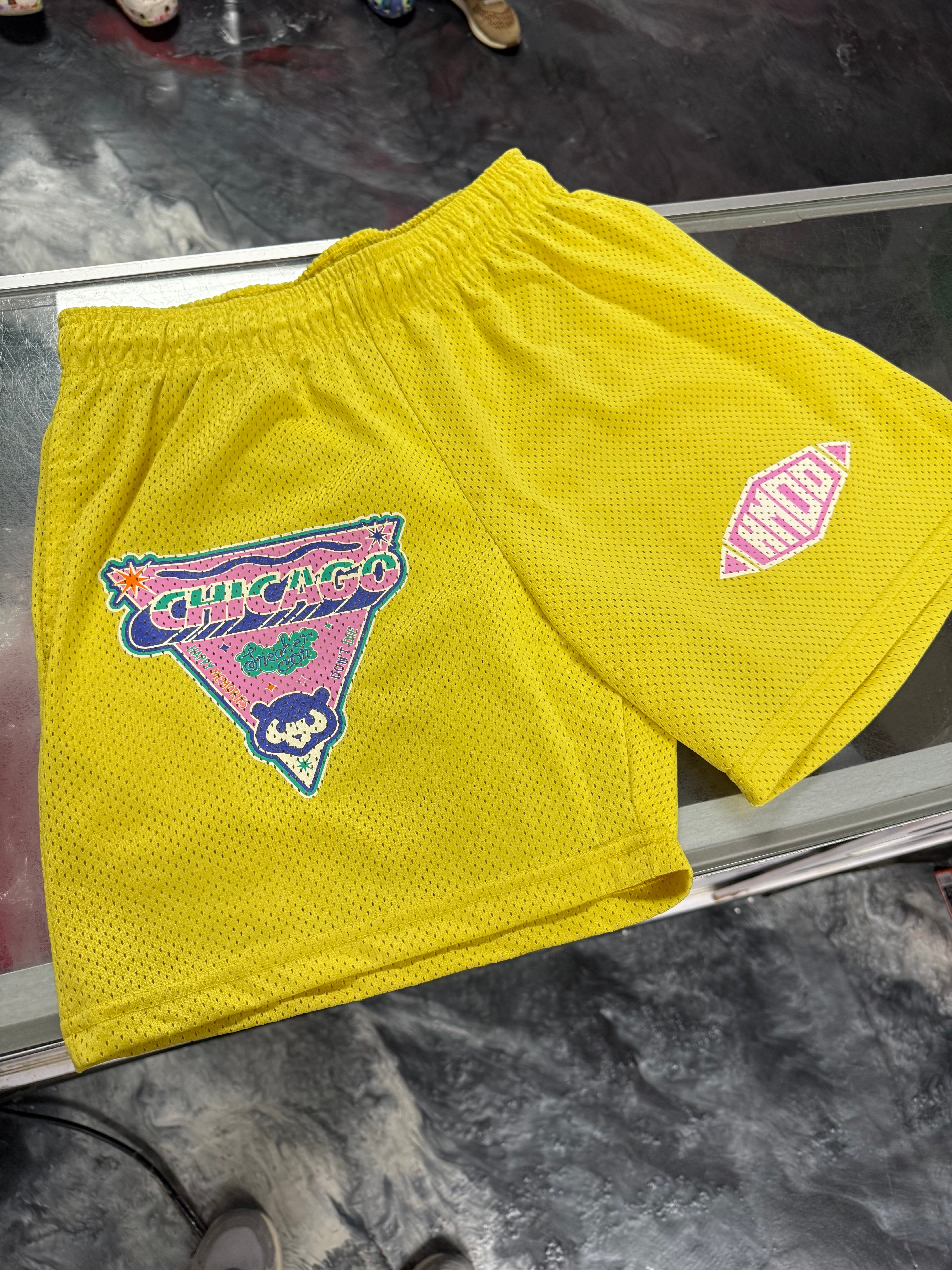Size S HMDD x Sneaker Con CHI Shorts “Yellow”