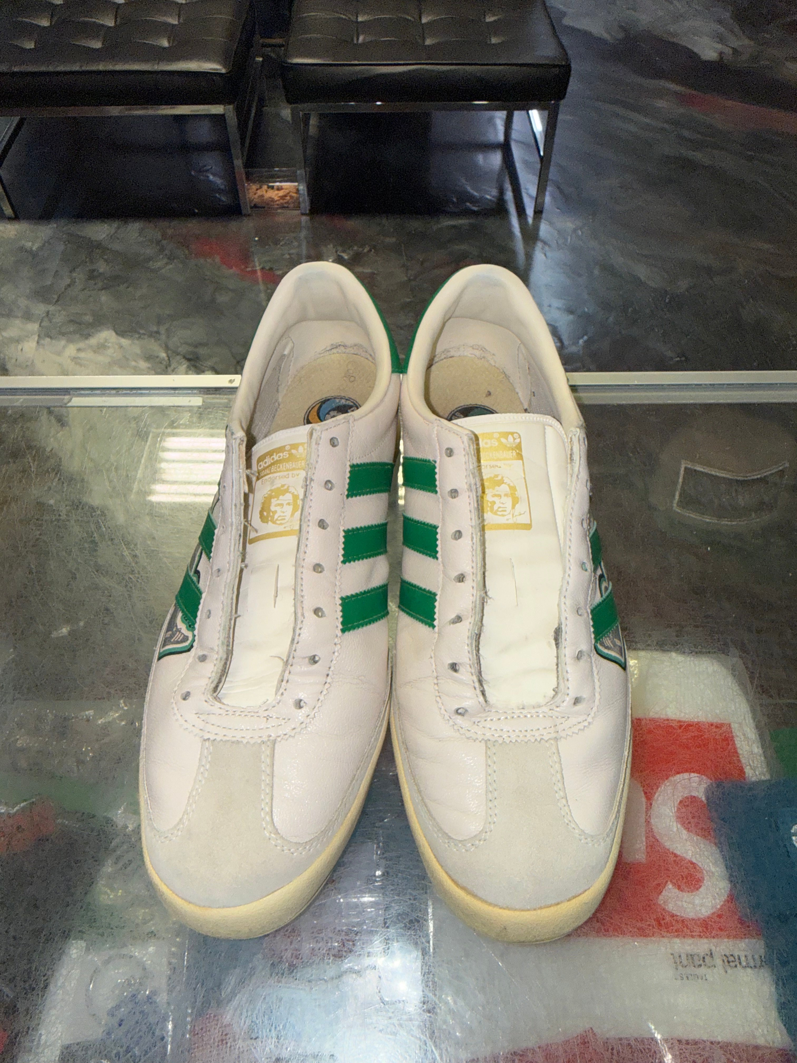 Size 10.5 Adidas Japan Shoes Green Cream