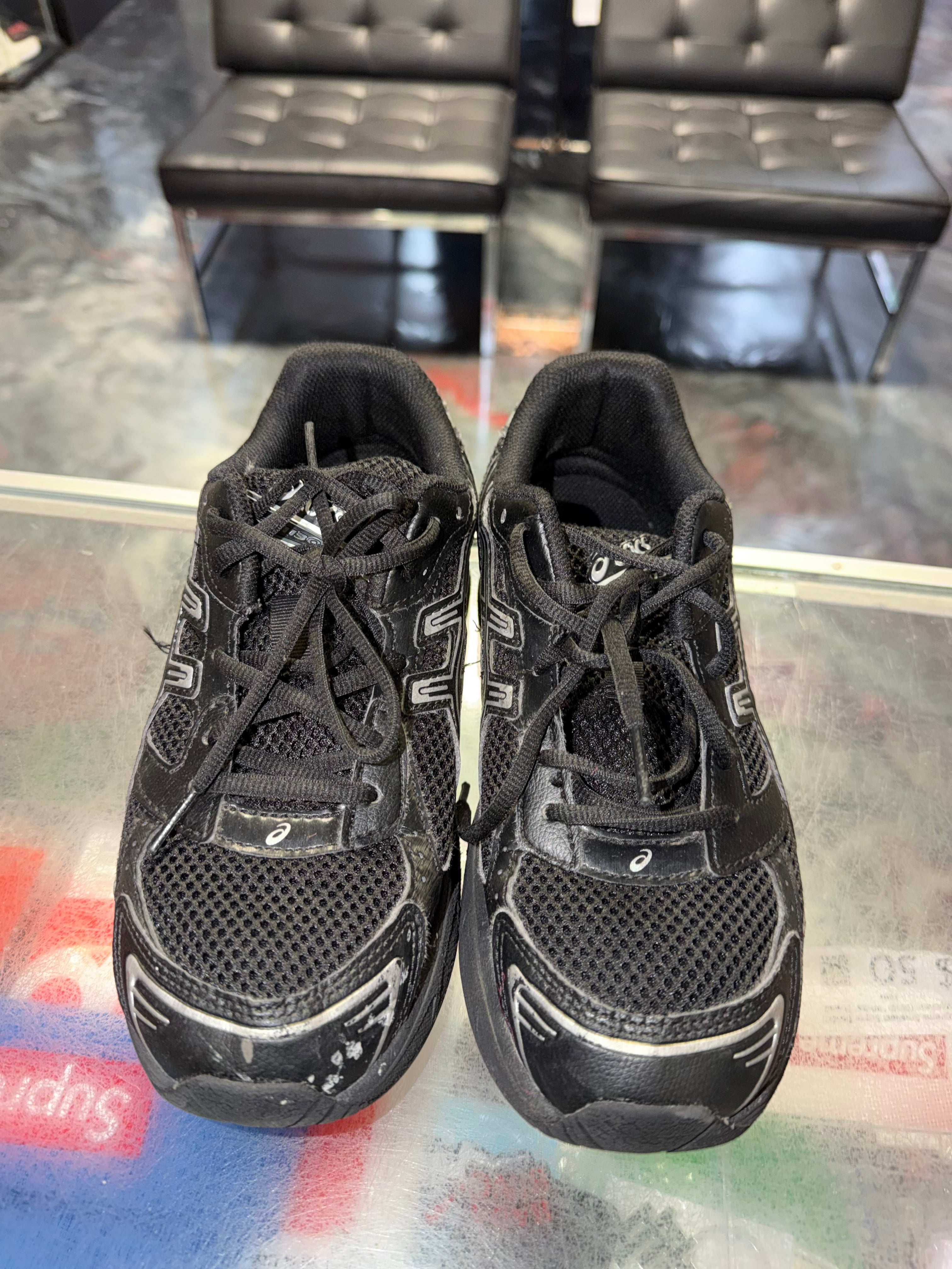 Size 6.5y Asics Gel-1130 Black Silver - NB